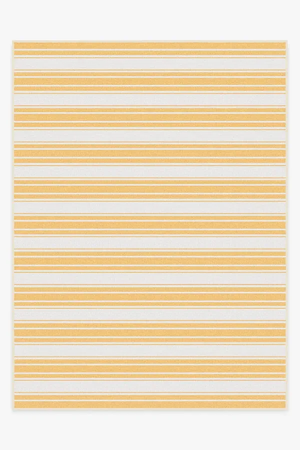 Large Area Rug Machine Washable - Yellow