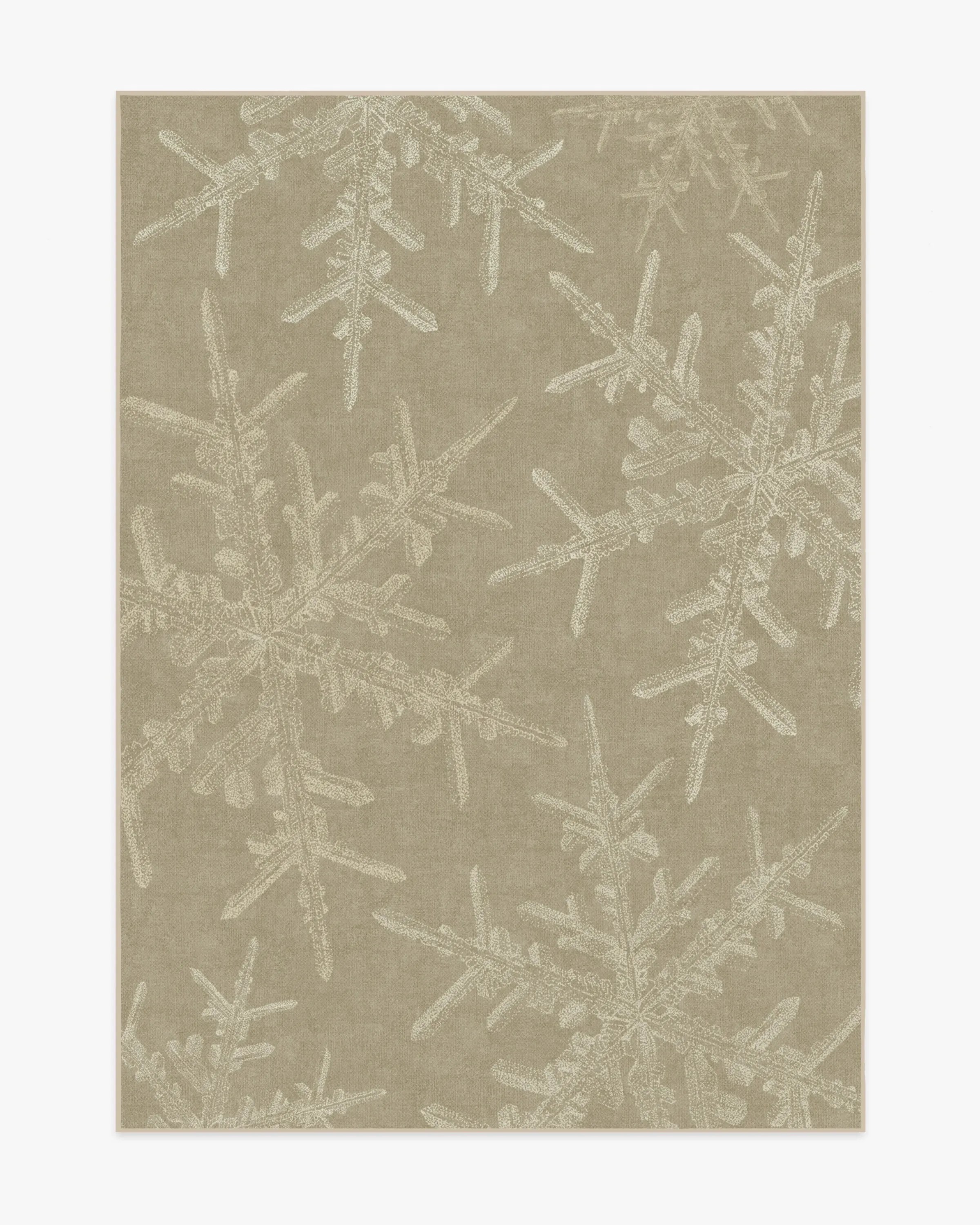 Large Area Rug Washable - Natural Flatwoven