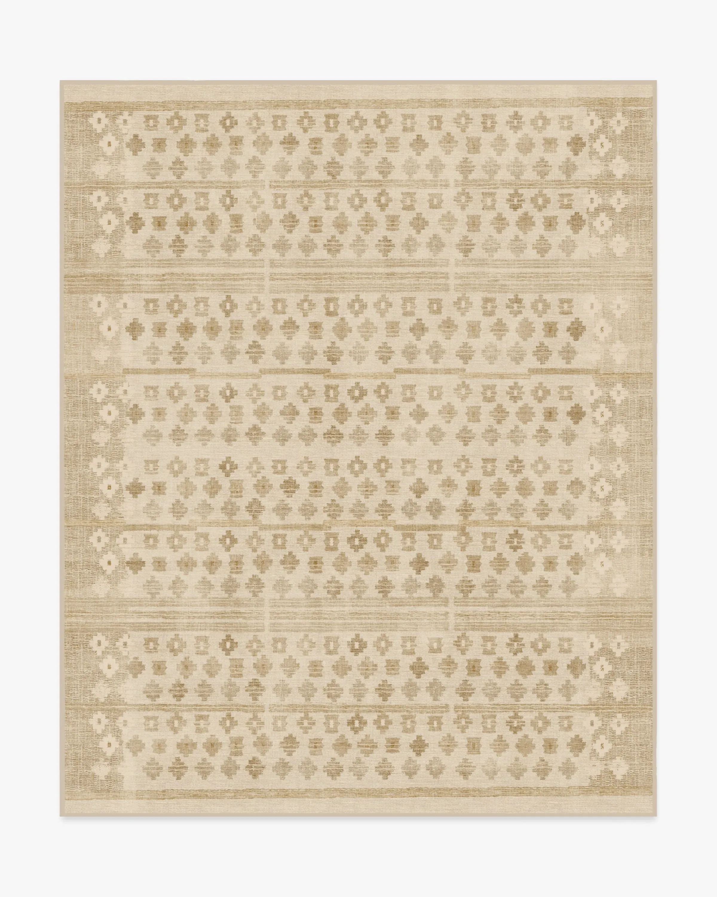 Large Machine Washable Area Rug - Natural