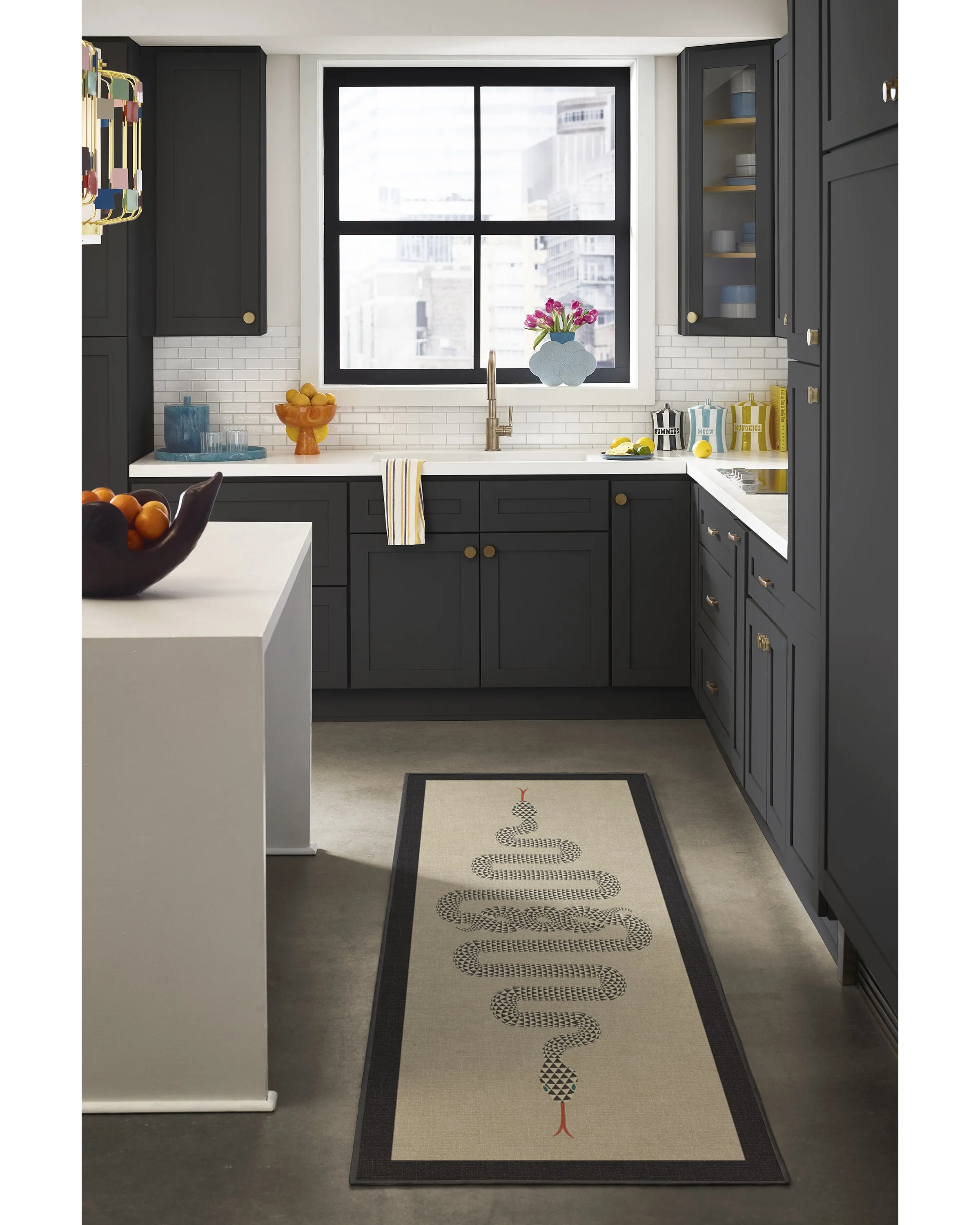Large Machine Washable Area Rug - Neutral