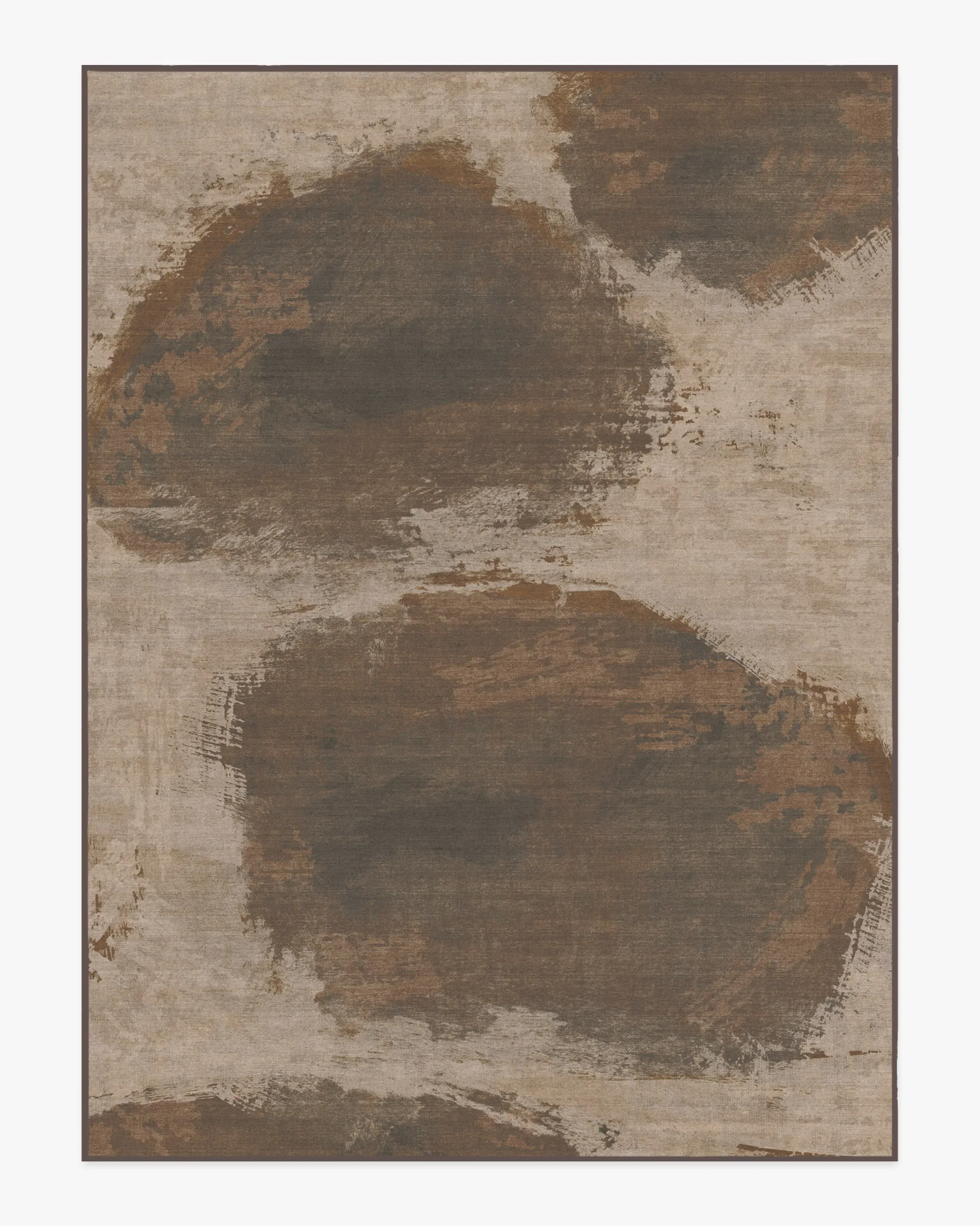 Large Machine Washable Rug - Bronze, Flatwoven