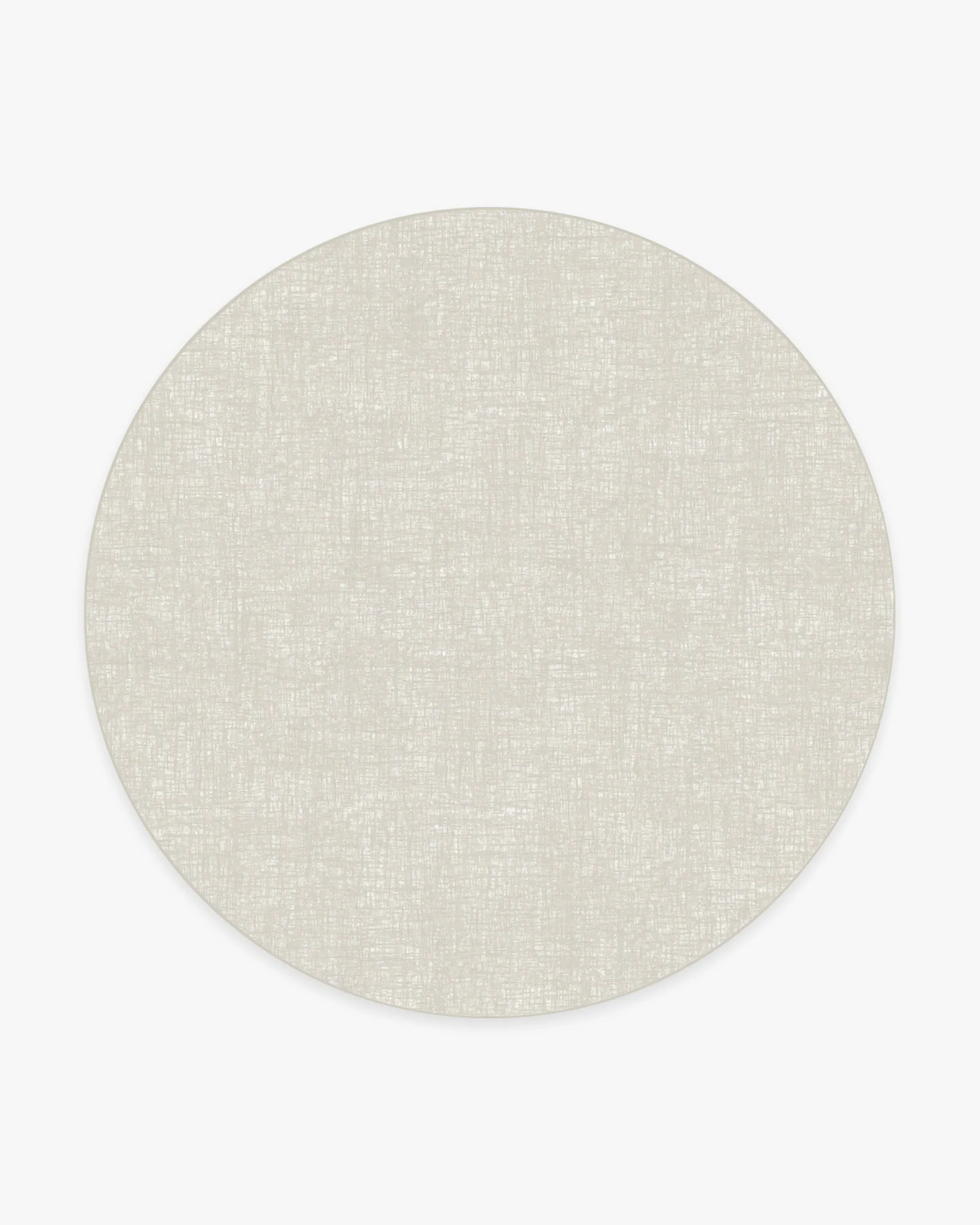 Large Round Area Rug Machine Washable - Beige, Ivory