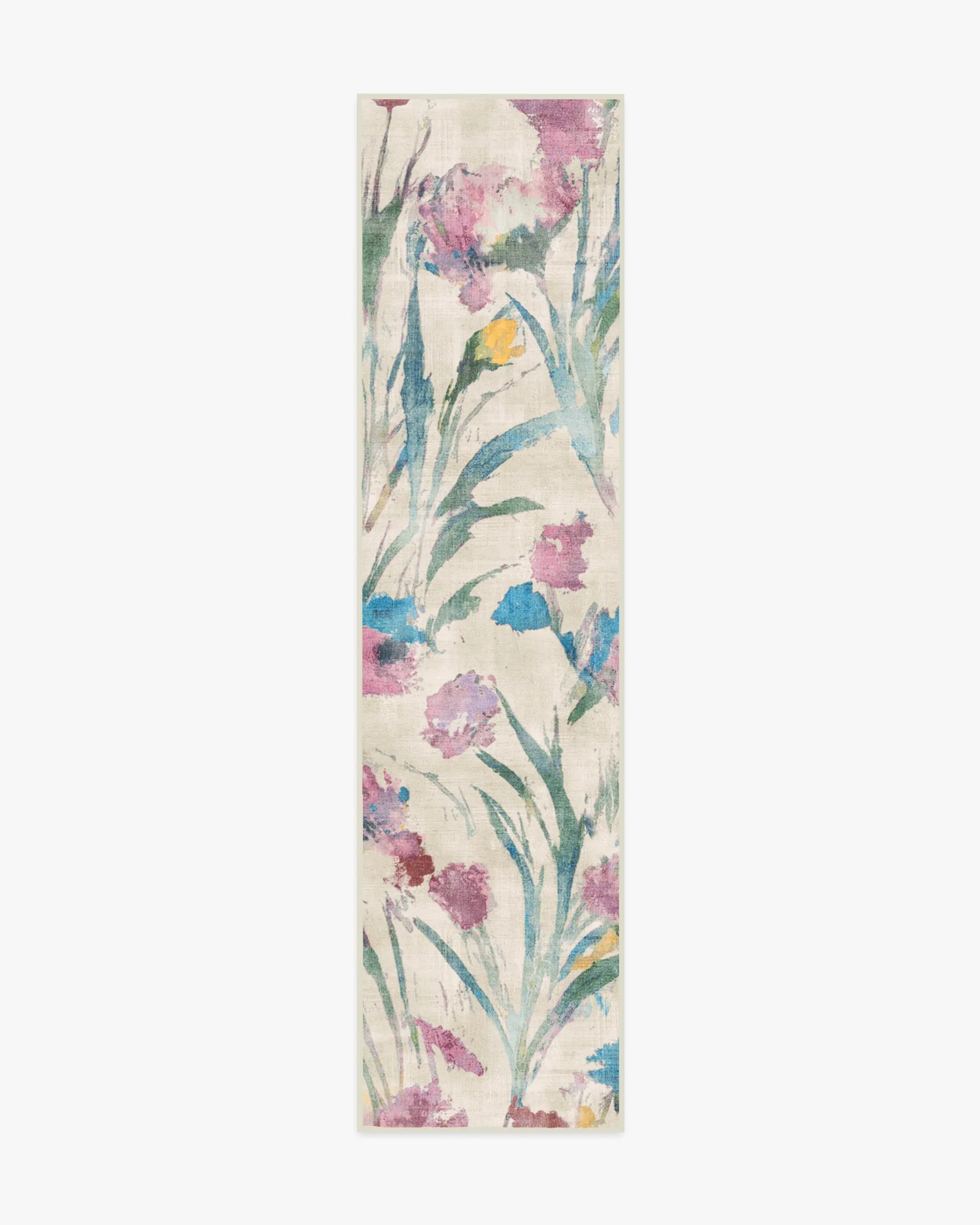Long Runner Area Rug Machine Washable - Multicolour