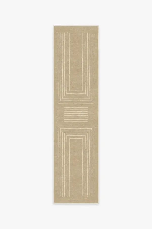 Long Runner Rug Machine Washable - Beige