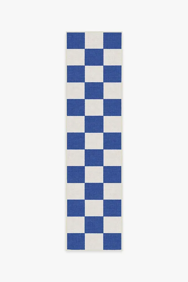 Long Runner Rug Machine Washable - Blue