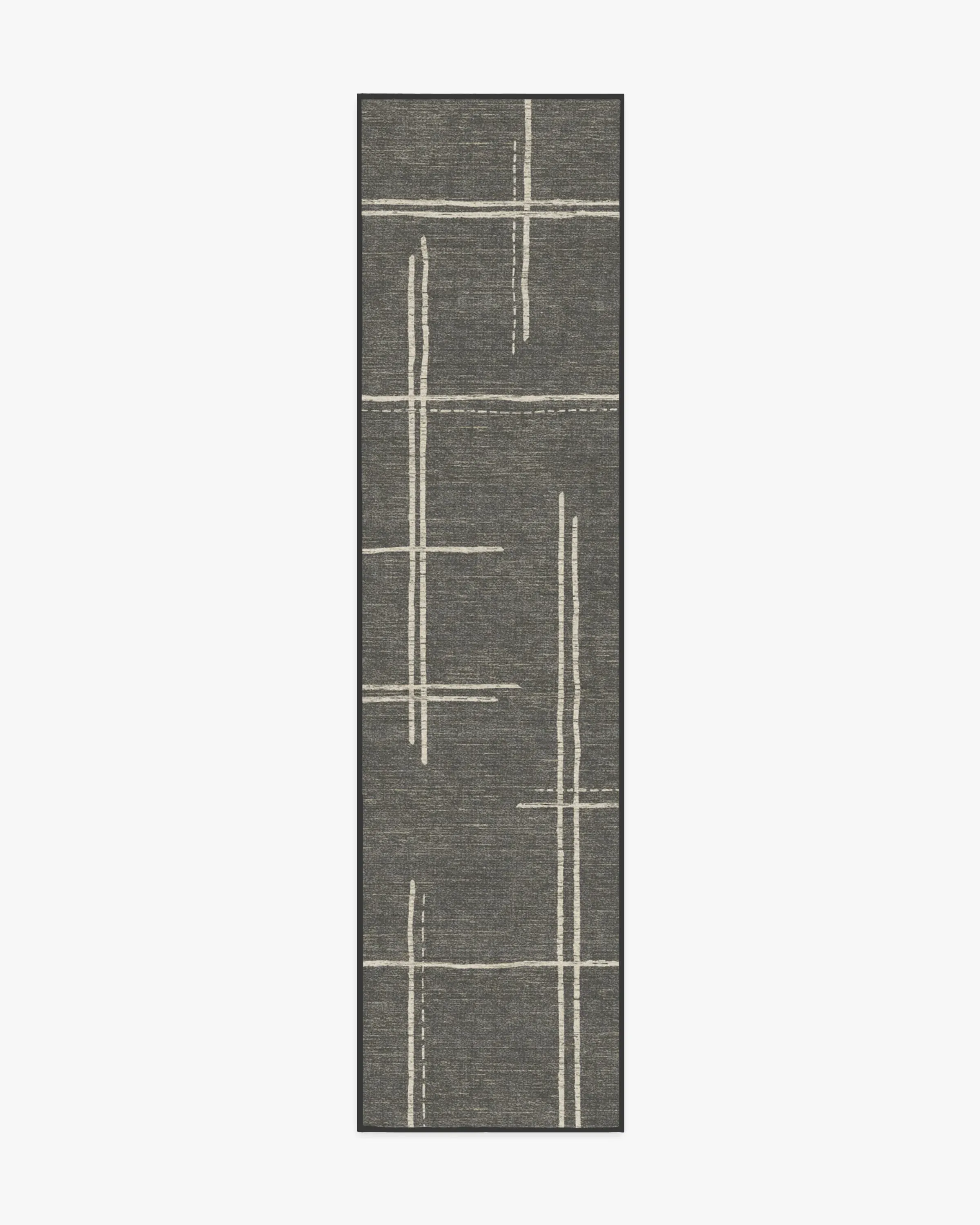 Long Runner Rug Machine Washable - Charcoal