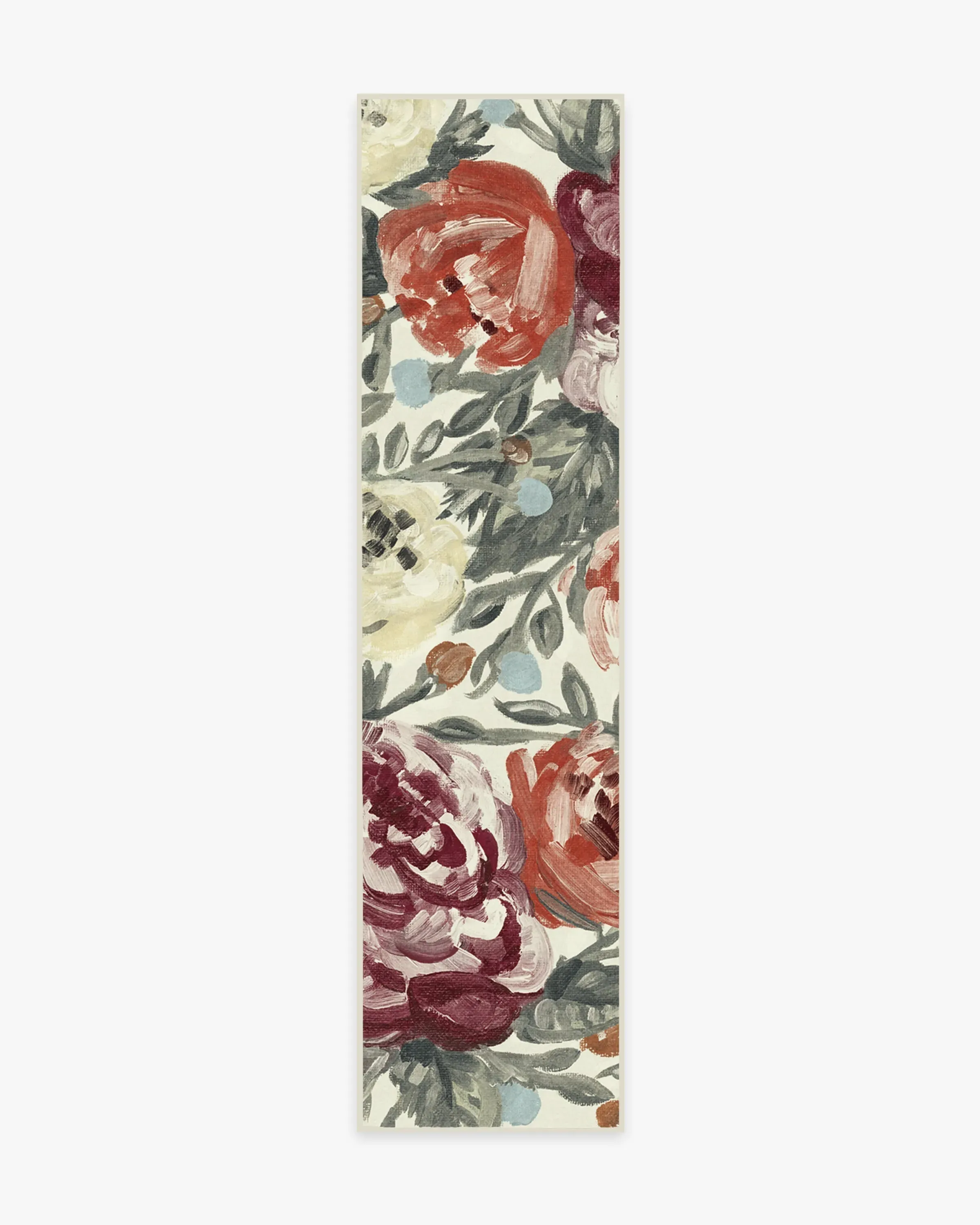 Long Runner Rug Machine Washable - Currant