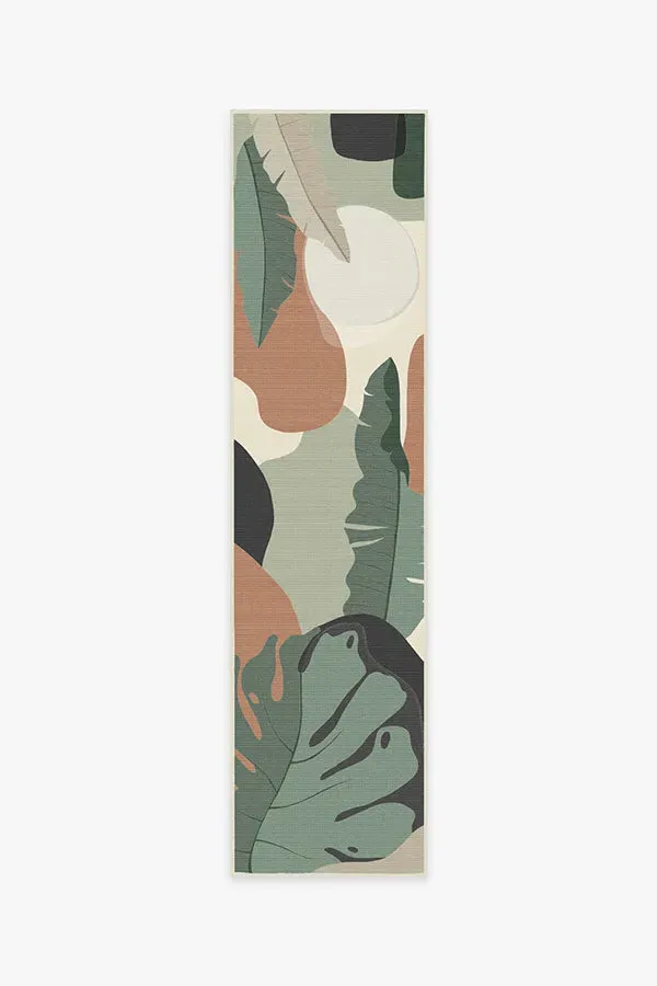 Long Runner Rug Machine Washable - Desert Sage