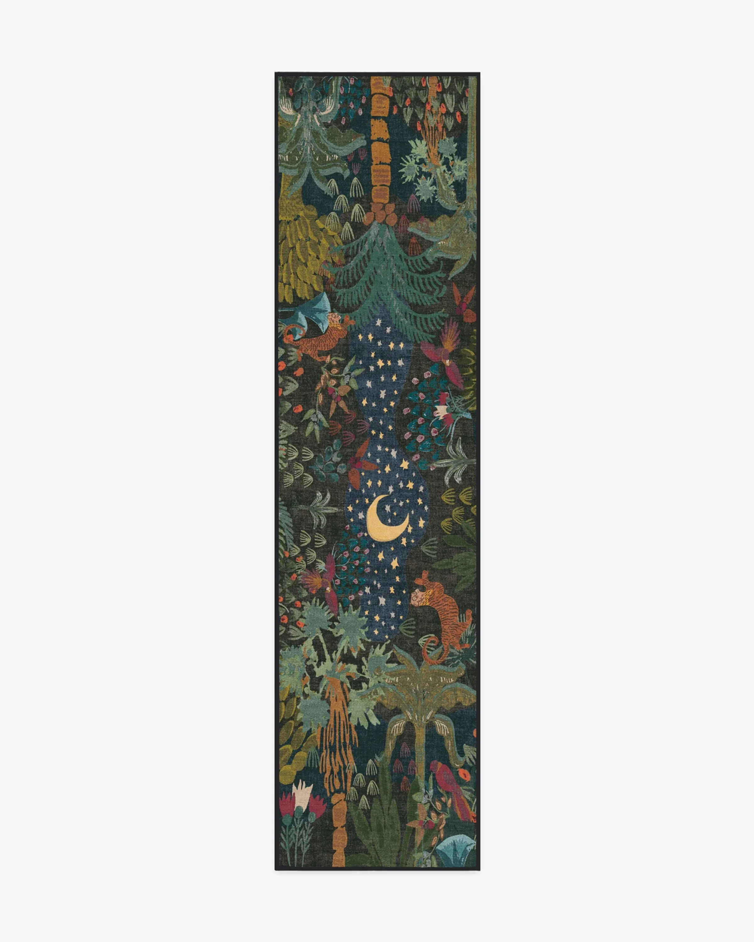 Long Runner Rug Machine Washable - Midnight