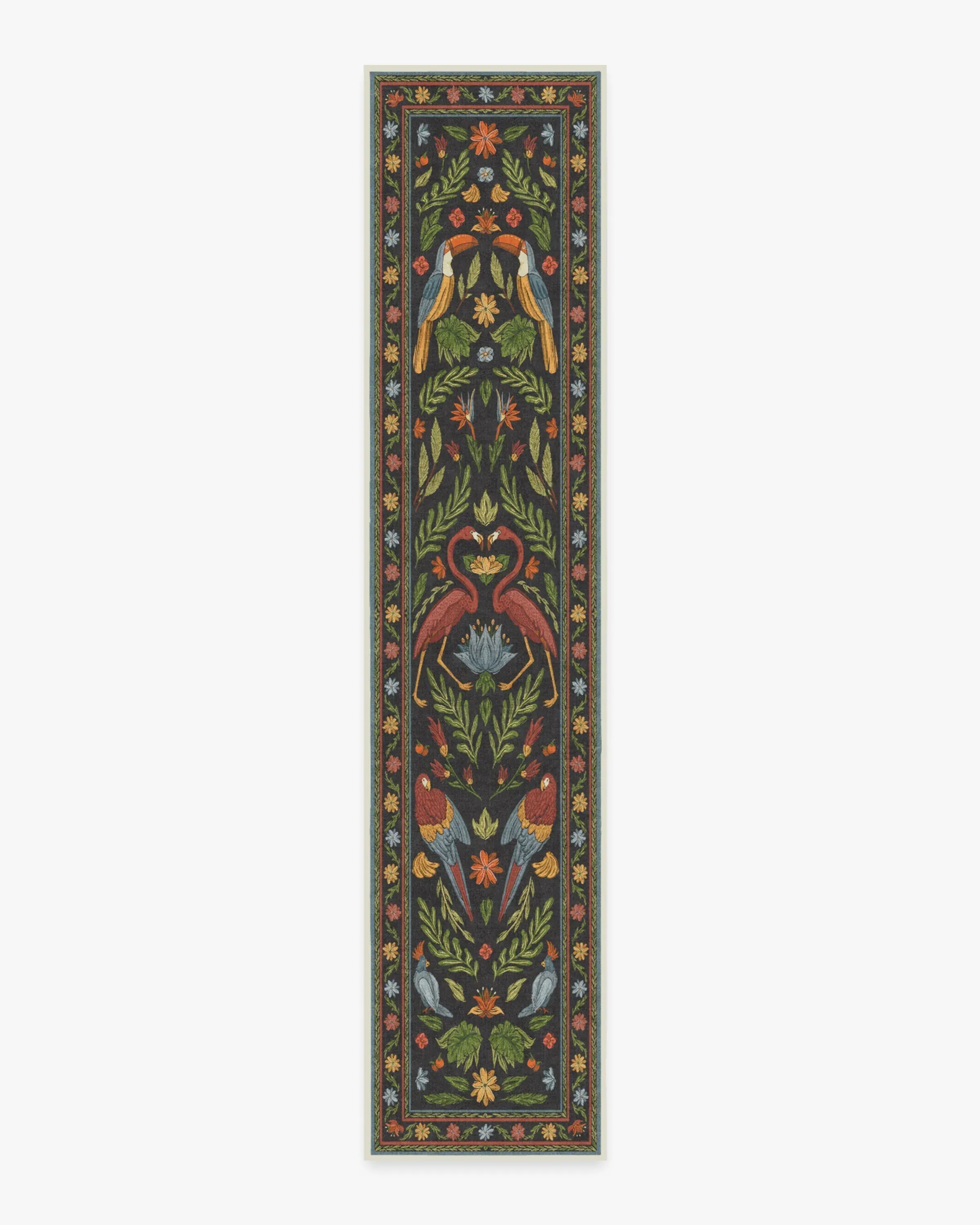 Long Runner Rug Machine Washable - Multi, Chenille