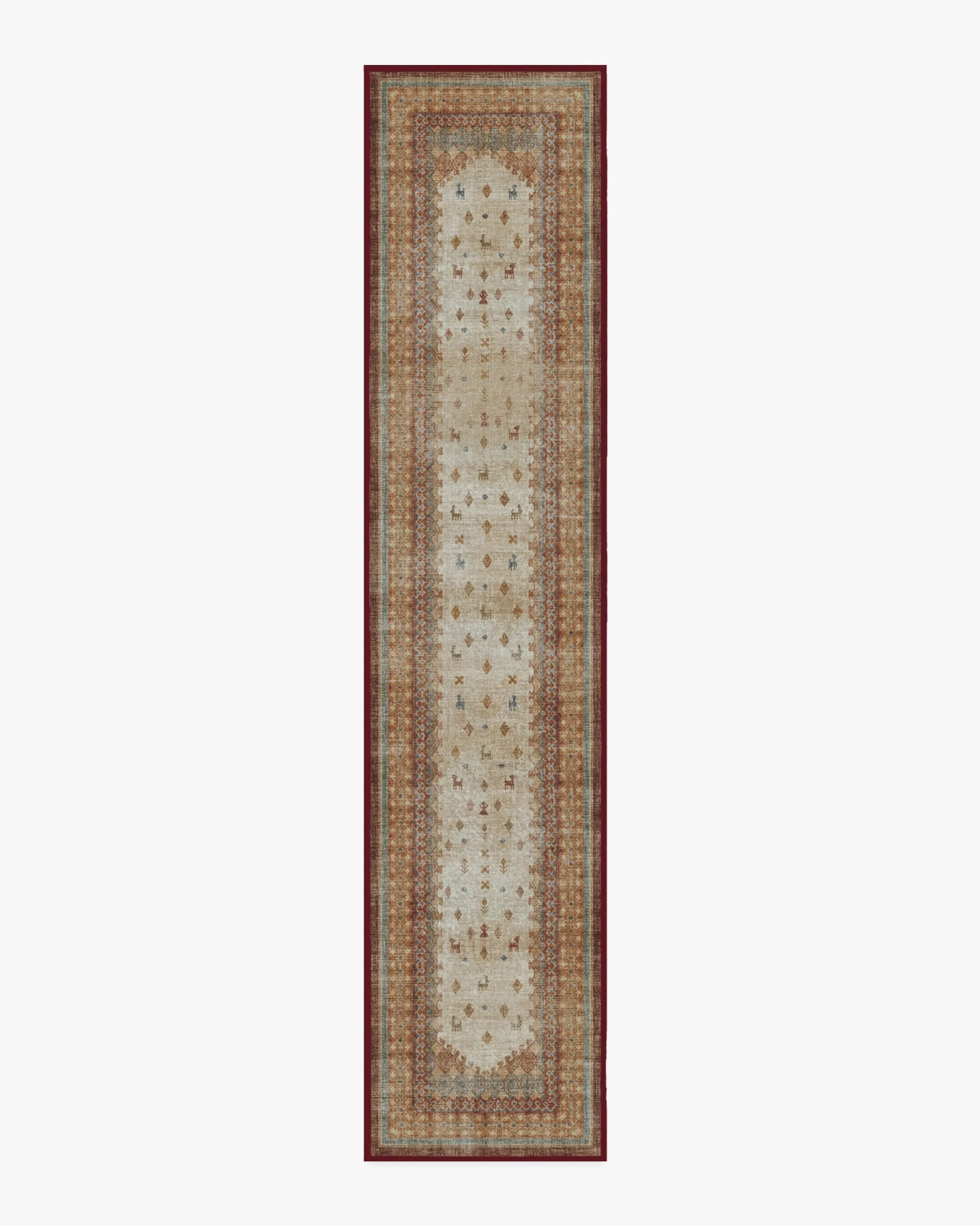 Long Runner Rug Machine Washable - Multicolour
