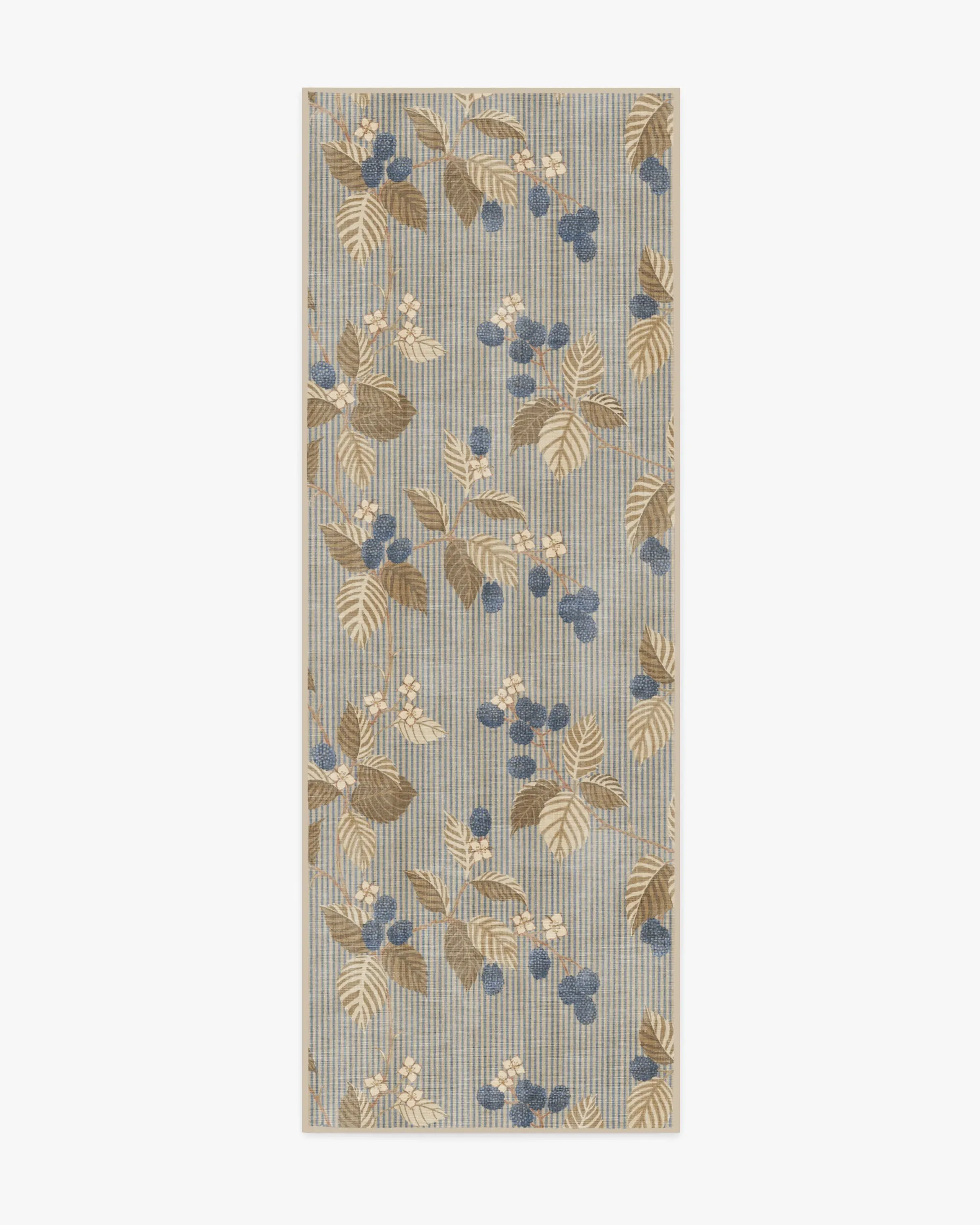 Machine Washable Area Rug - Azure & Fawn
