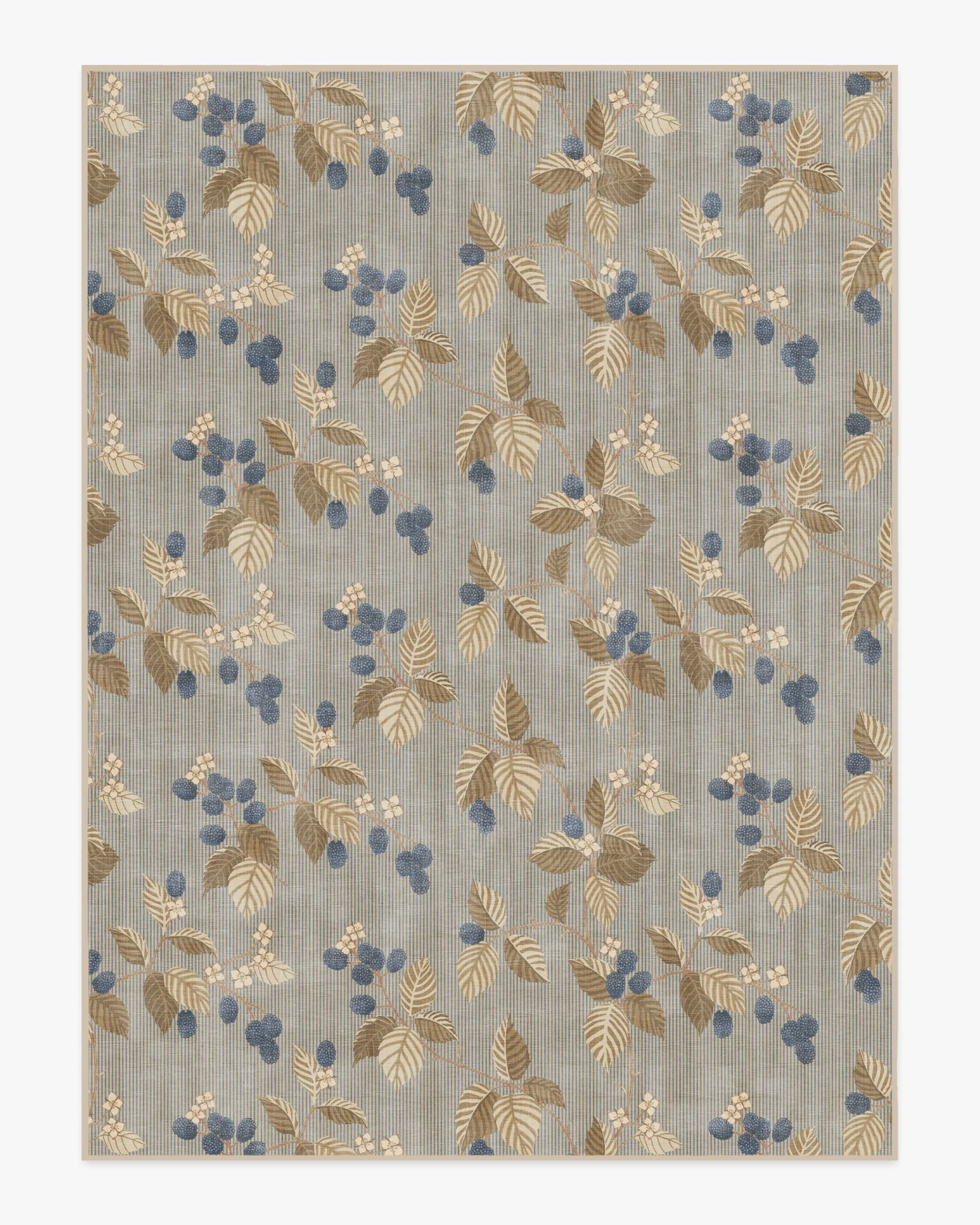 Machine Washable Area Rug - Azure & Fawn