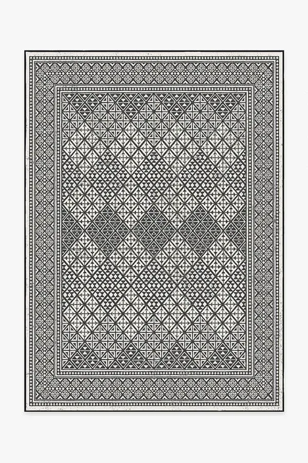 Machine Washable Area Rug - Black