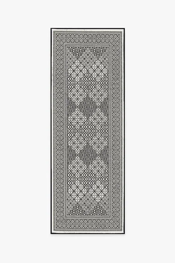 Machine Washable Area Rug - Black
