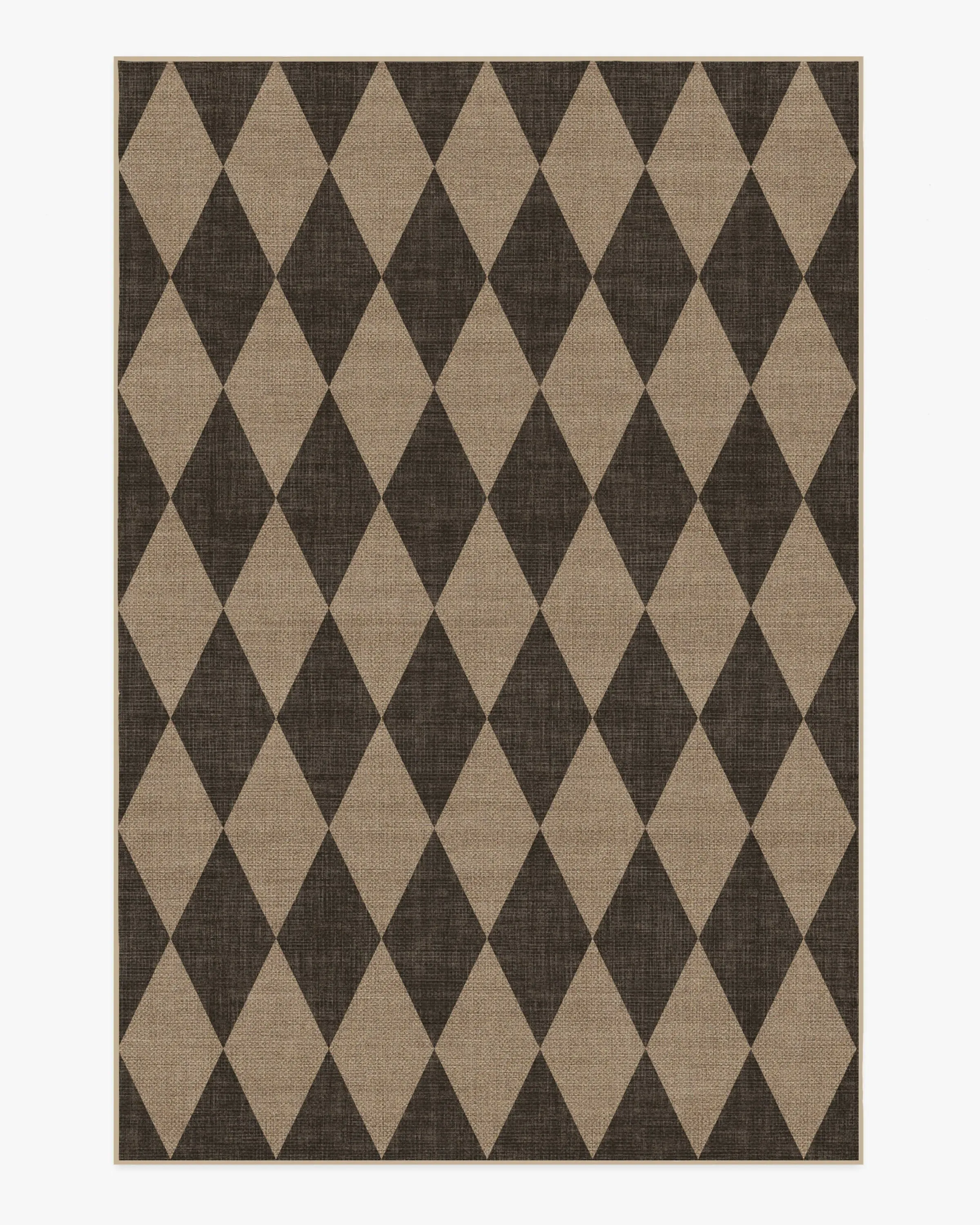 Machine Washable Area Rug - Black, Polyester