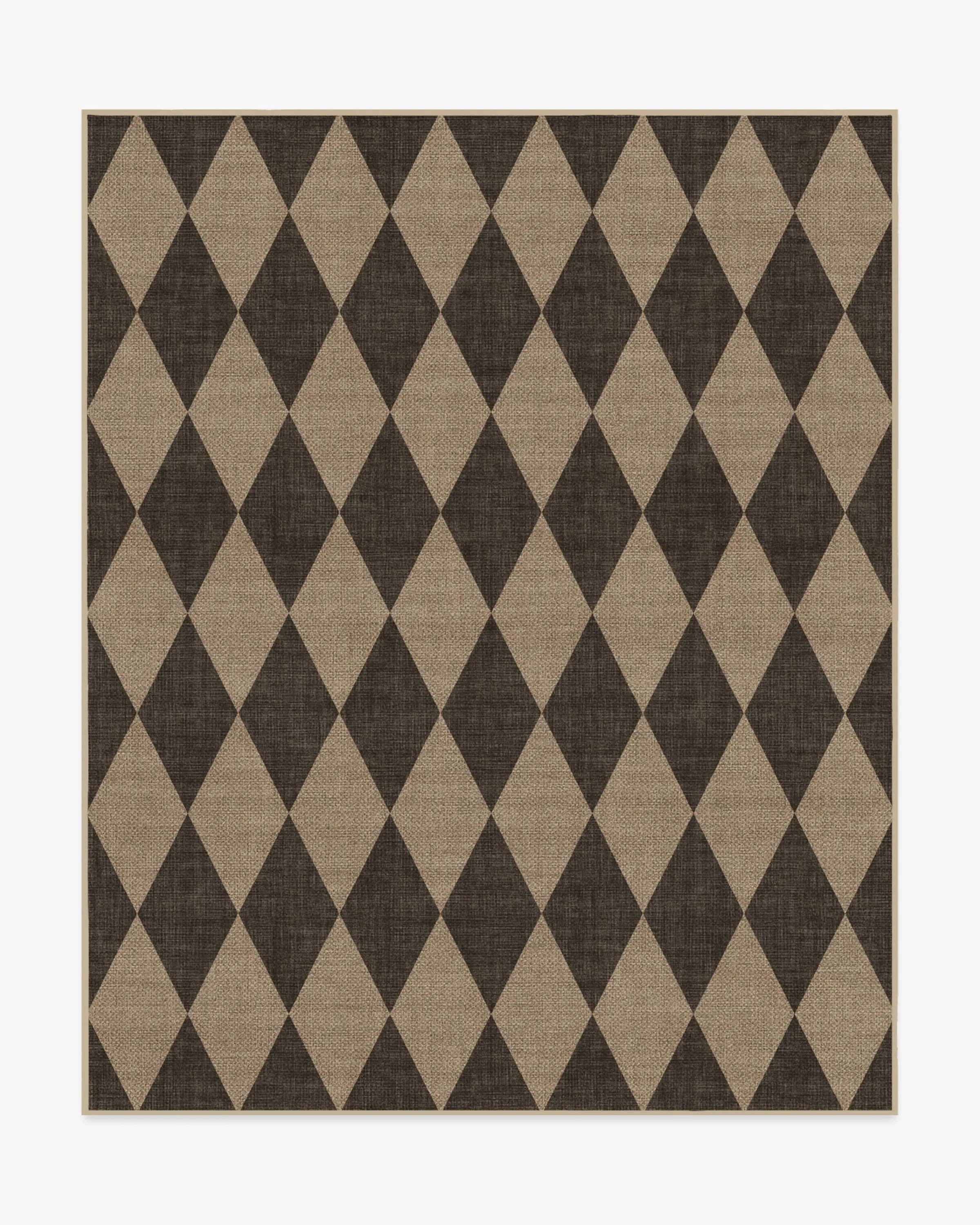 Machine Washable Area Rug - Black, Polyester