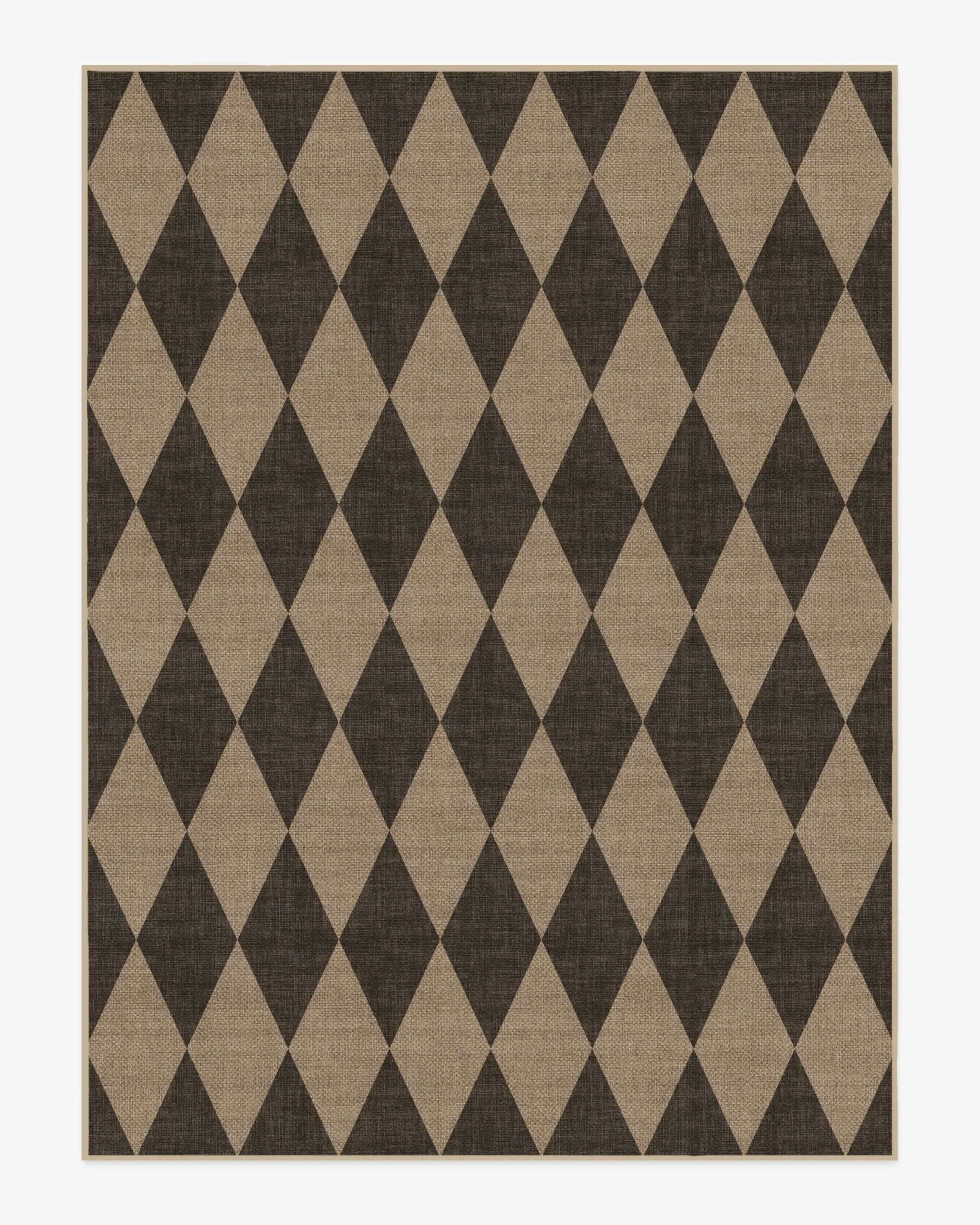 Machine Washable Area Rug - Black, Polyester