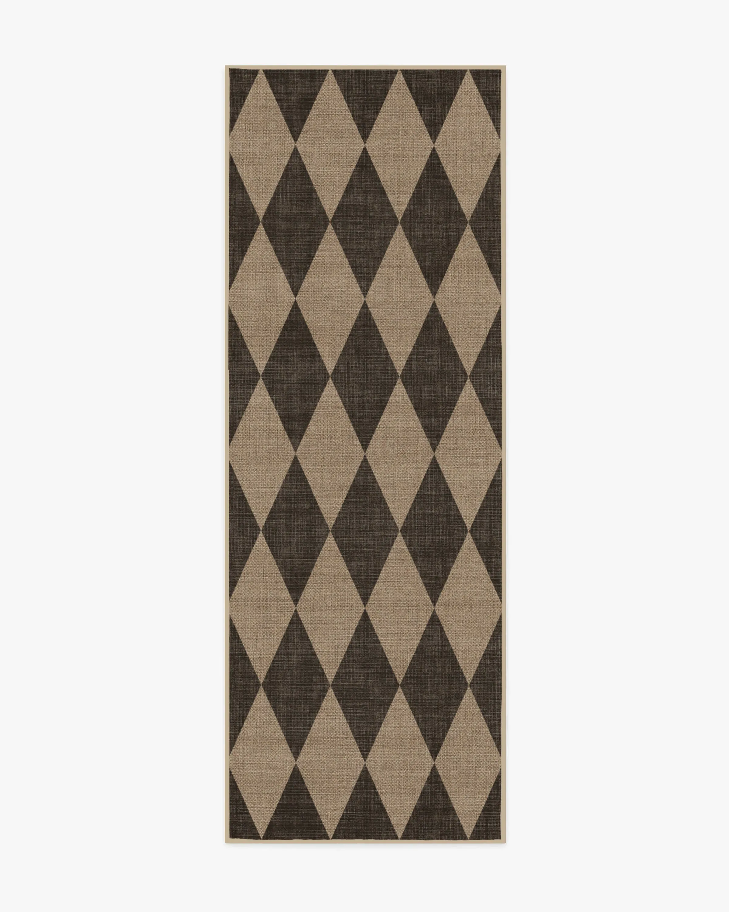Machine Washable Area Rug - Black, Polyester