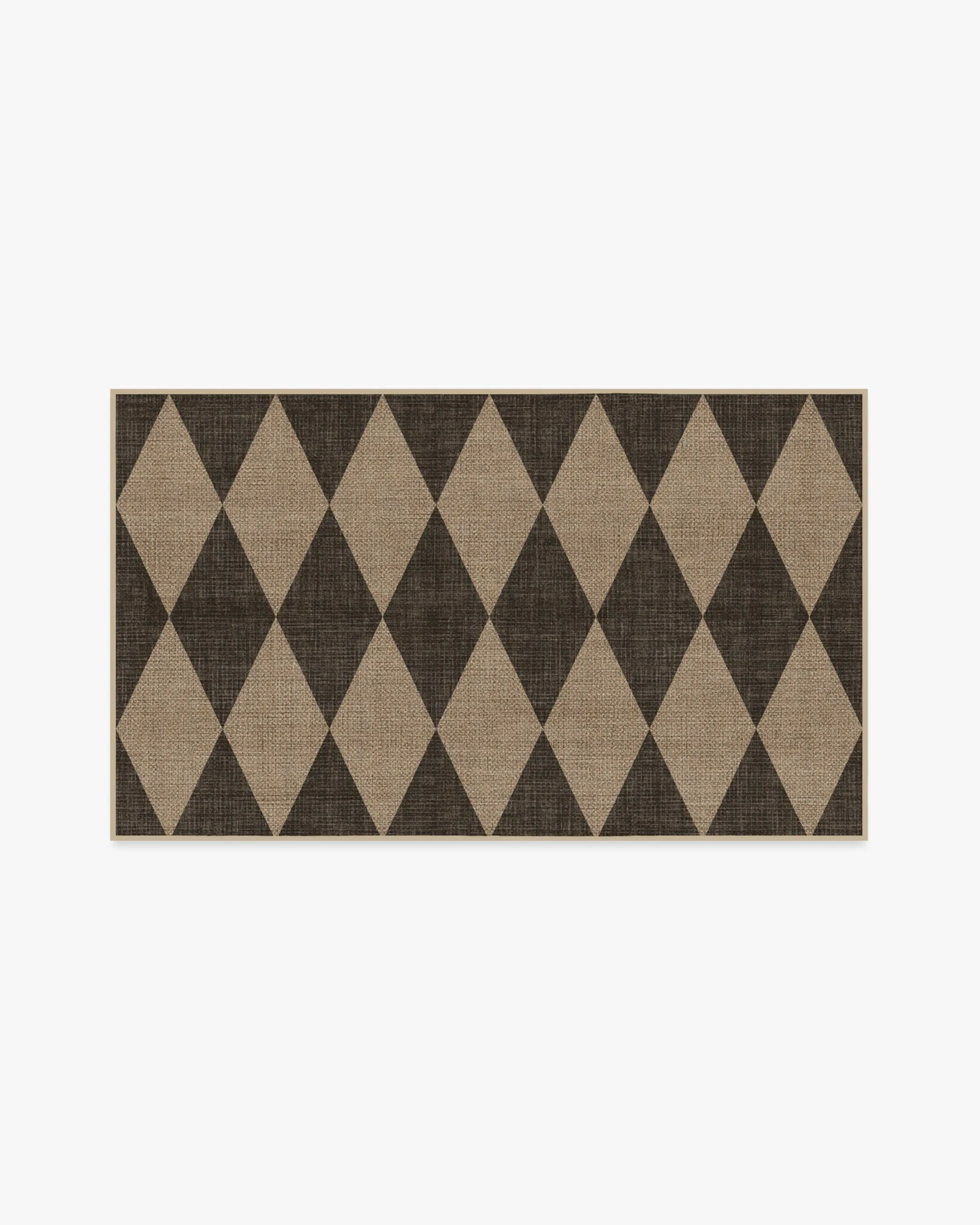 Machine Washable Area Rug - Black, Polyester image