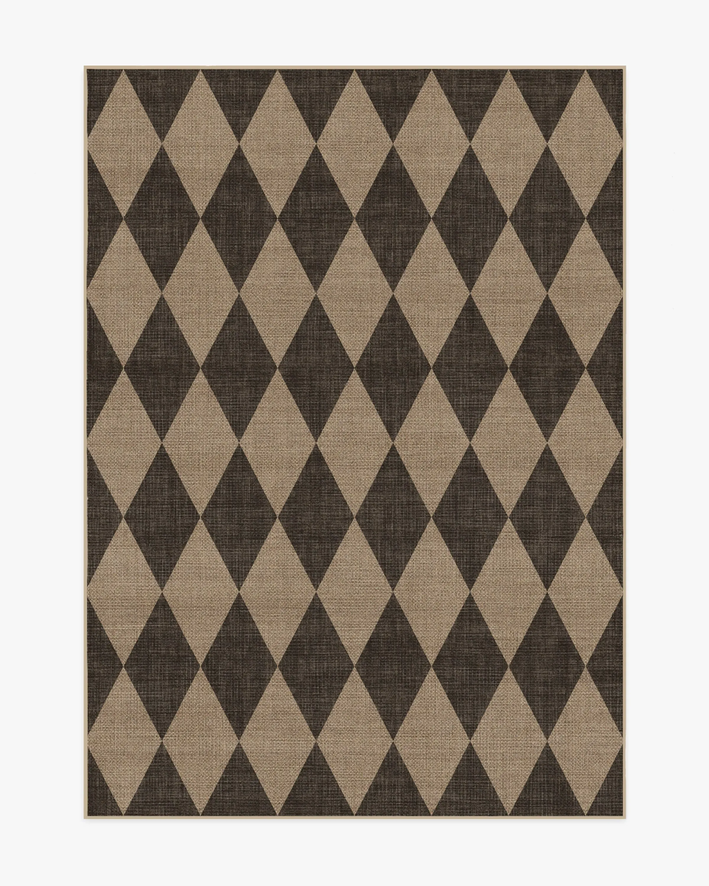Machine Washable Area Rug - Black, Polyester