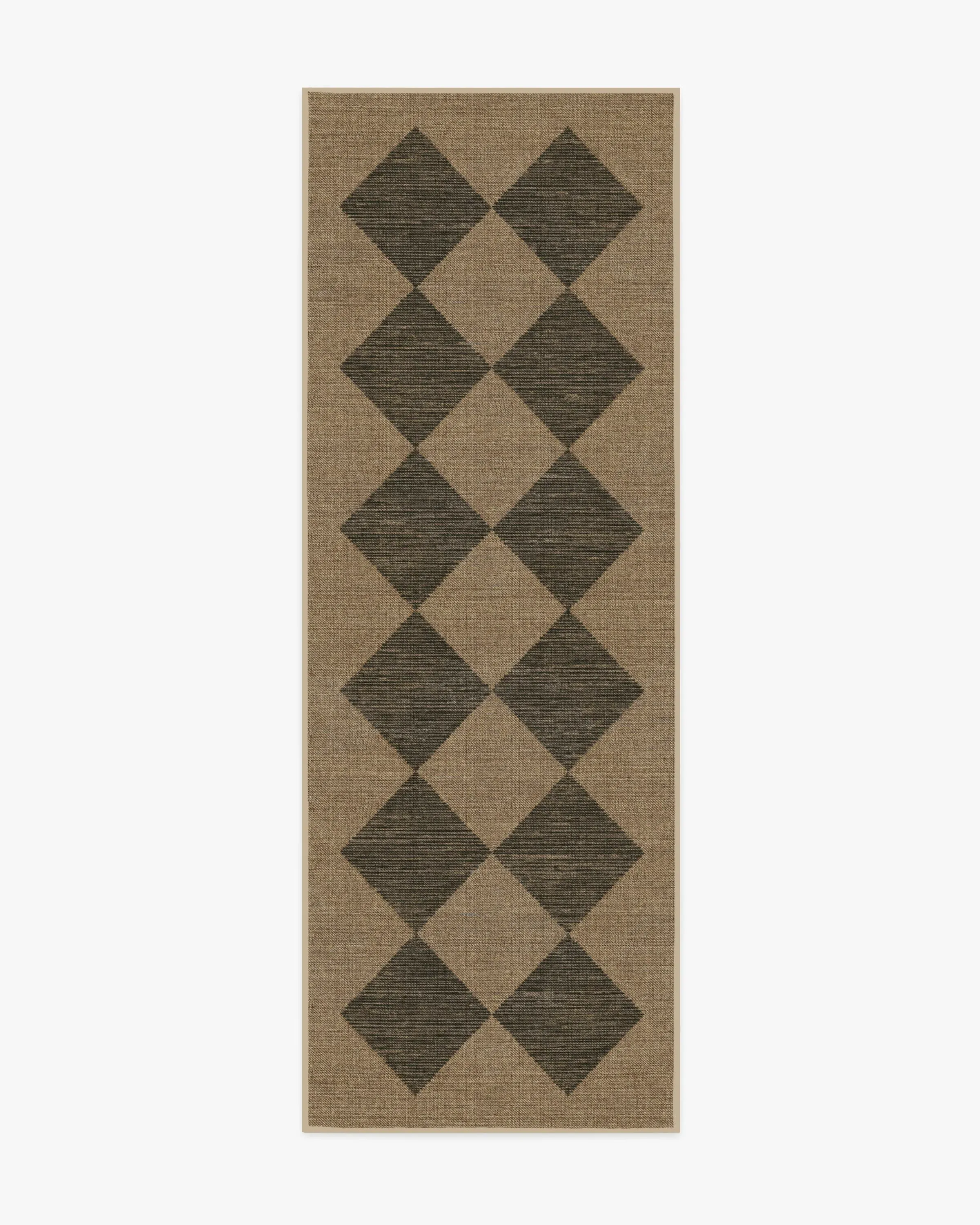 Machine Washable Area Rug - Black, Re-Jute
