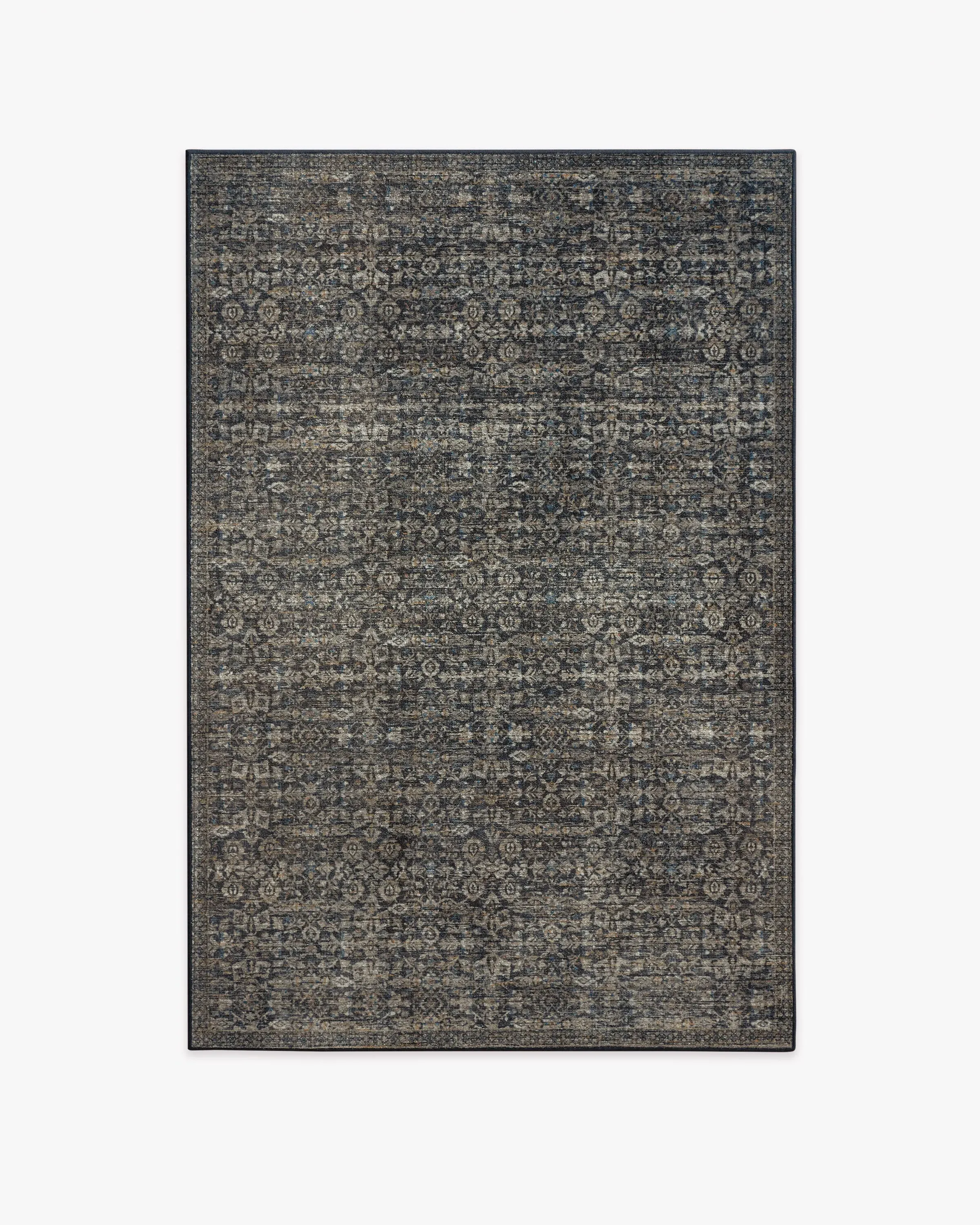 Machine Washable Area Rug - Black