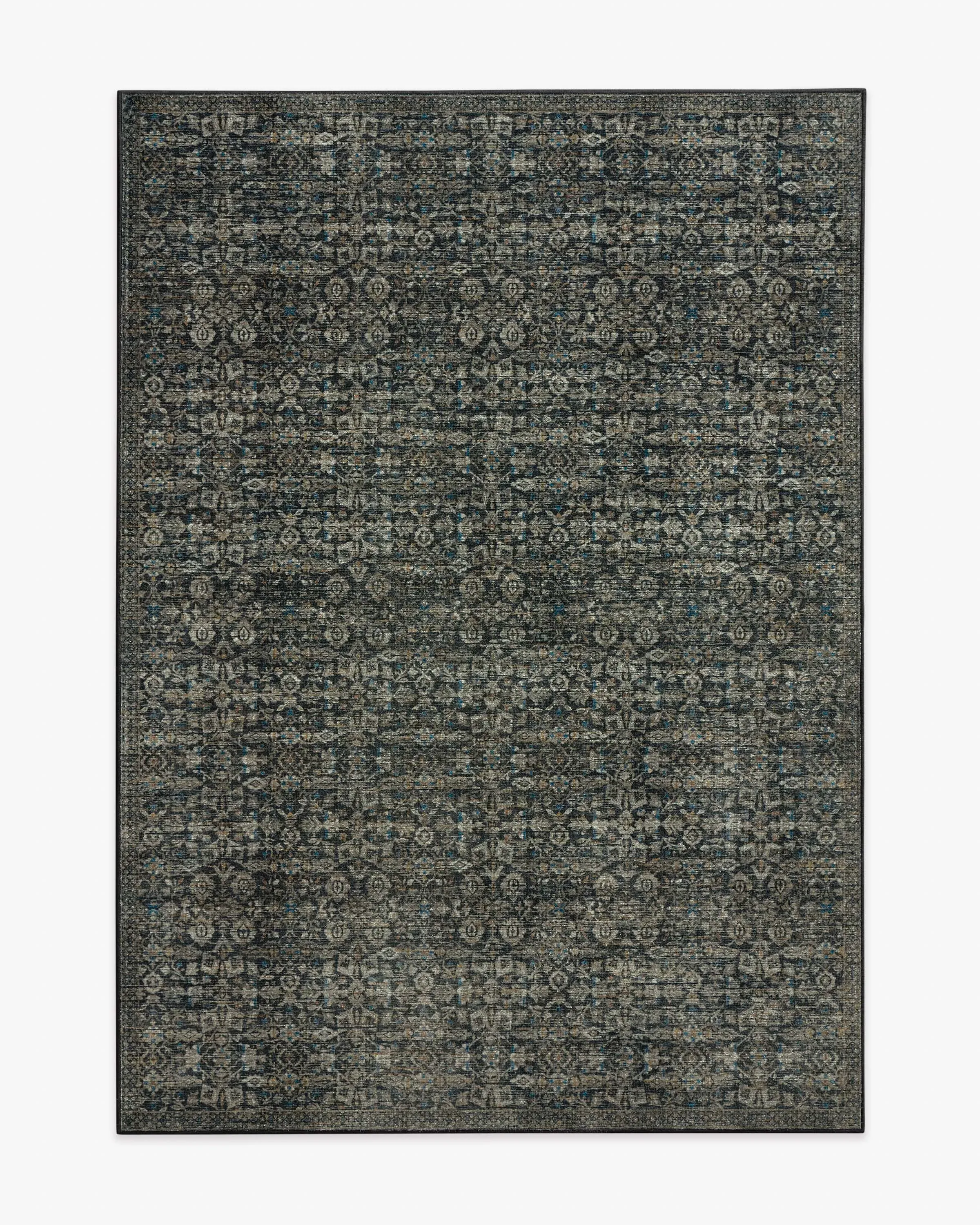 Machine Washable Area Rug - Black