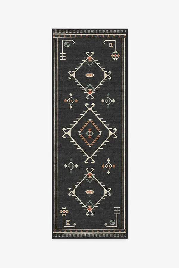 Machine Washable Area Rug - Black