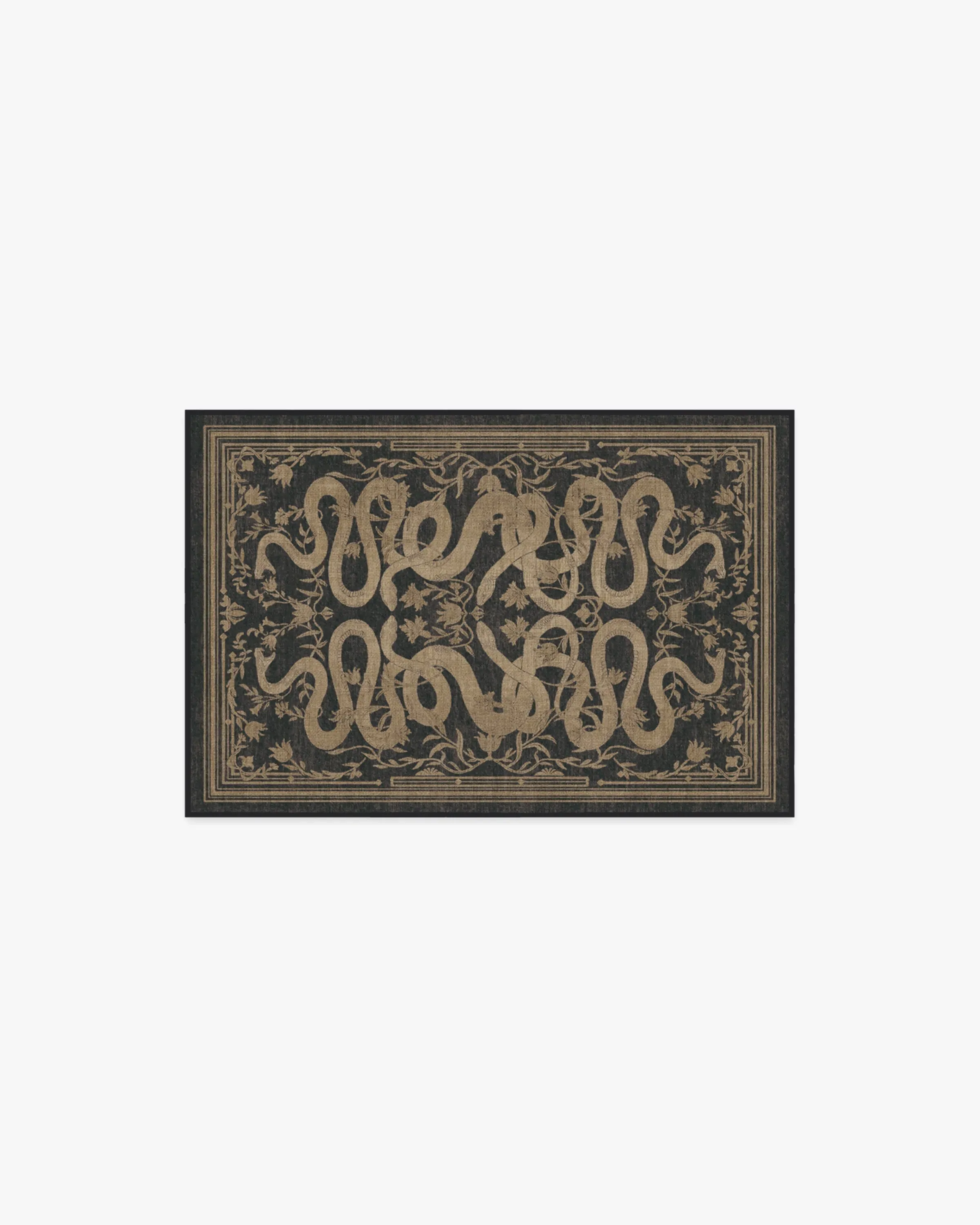 Machine Washable Area Rug - Black image