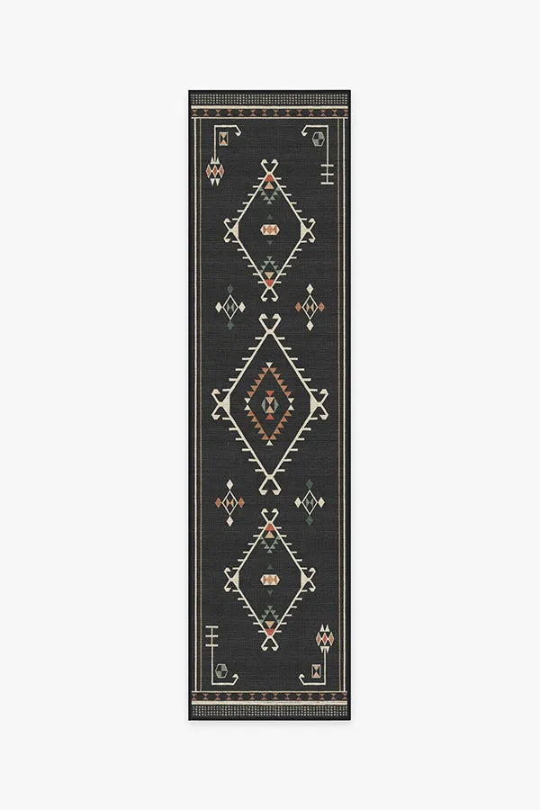 Machine Washable Area Rug - Black