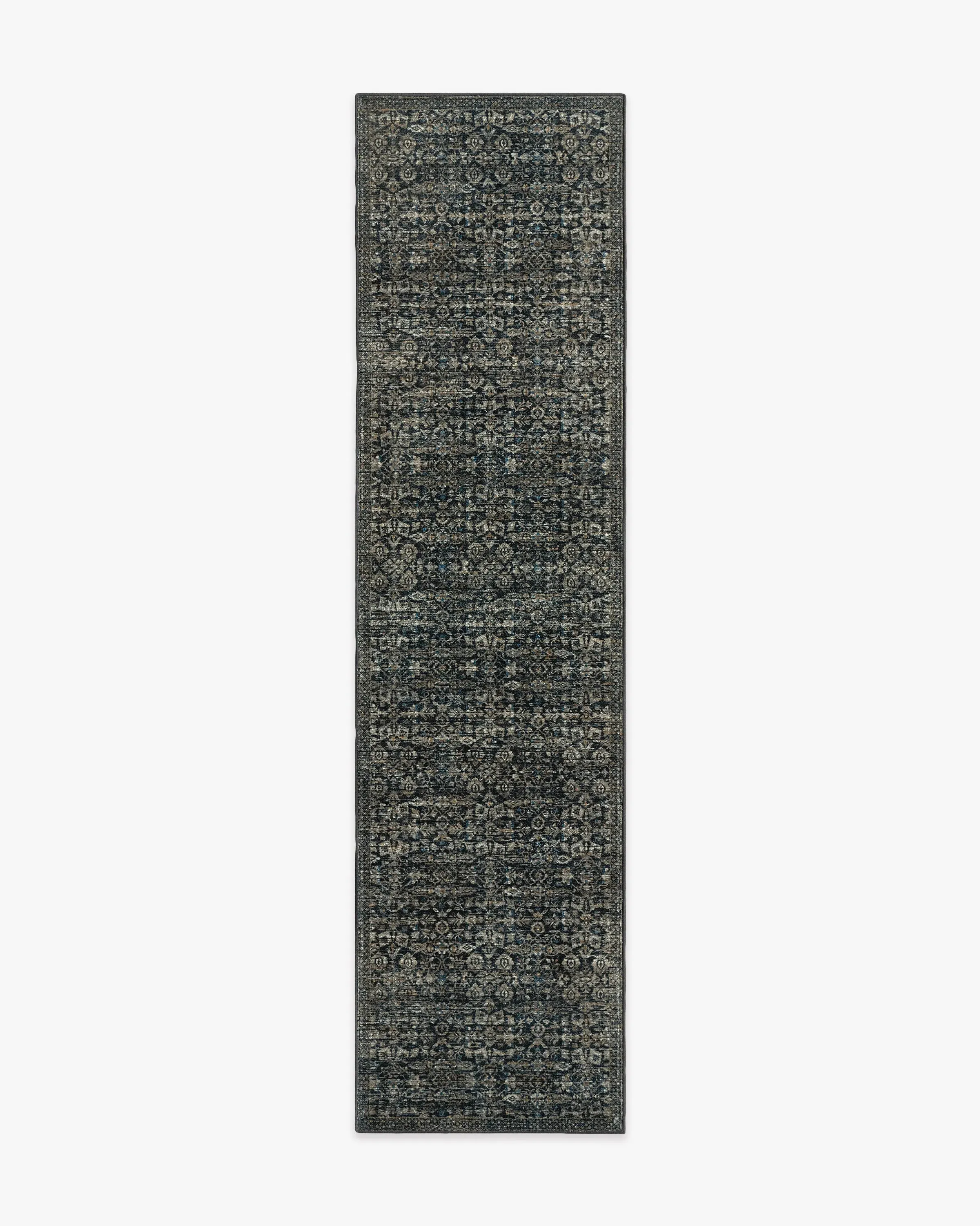 Machine Washable Area Rug - Black
