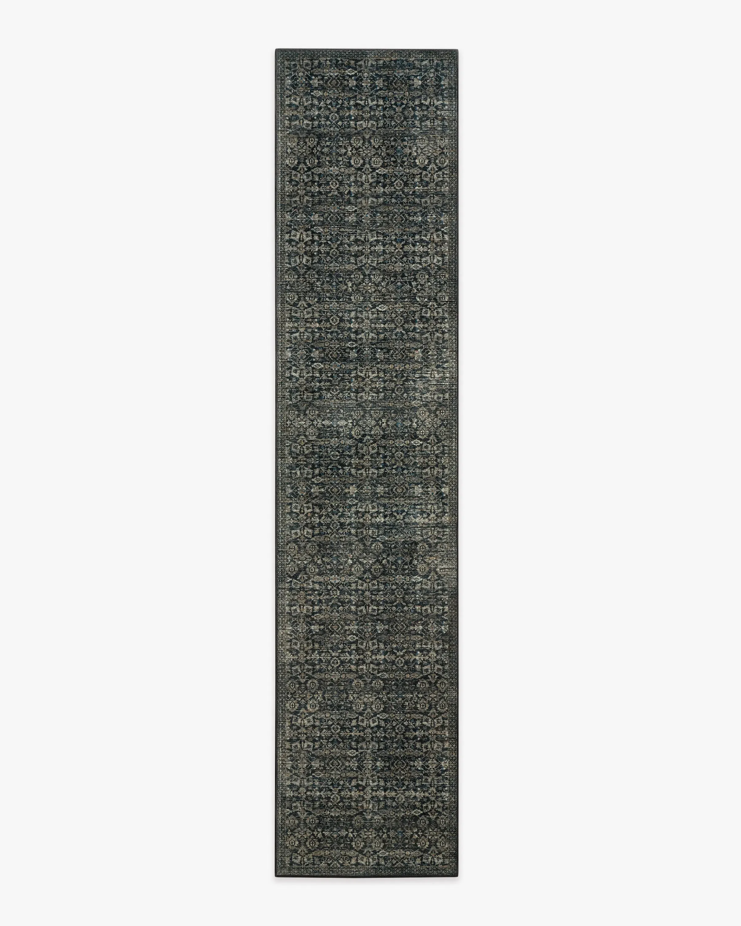 Machine Washable Area Rug - Black