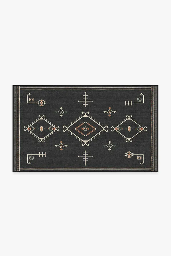 Machine Washable Area Rug - Black image