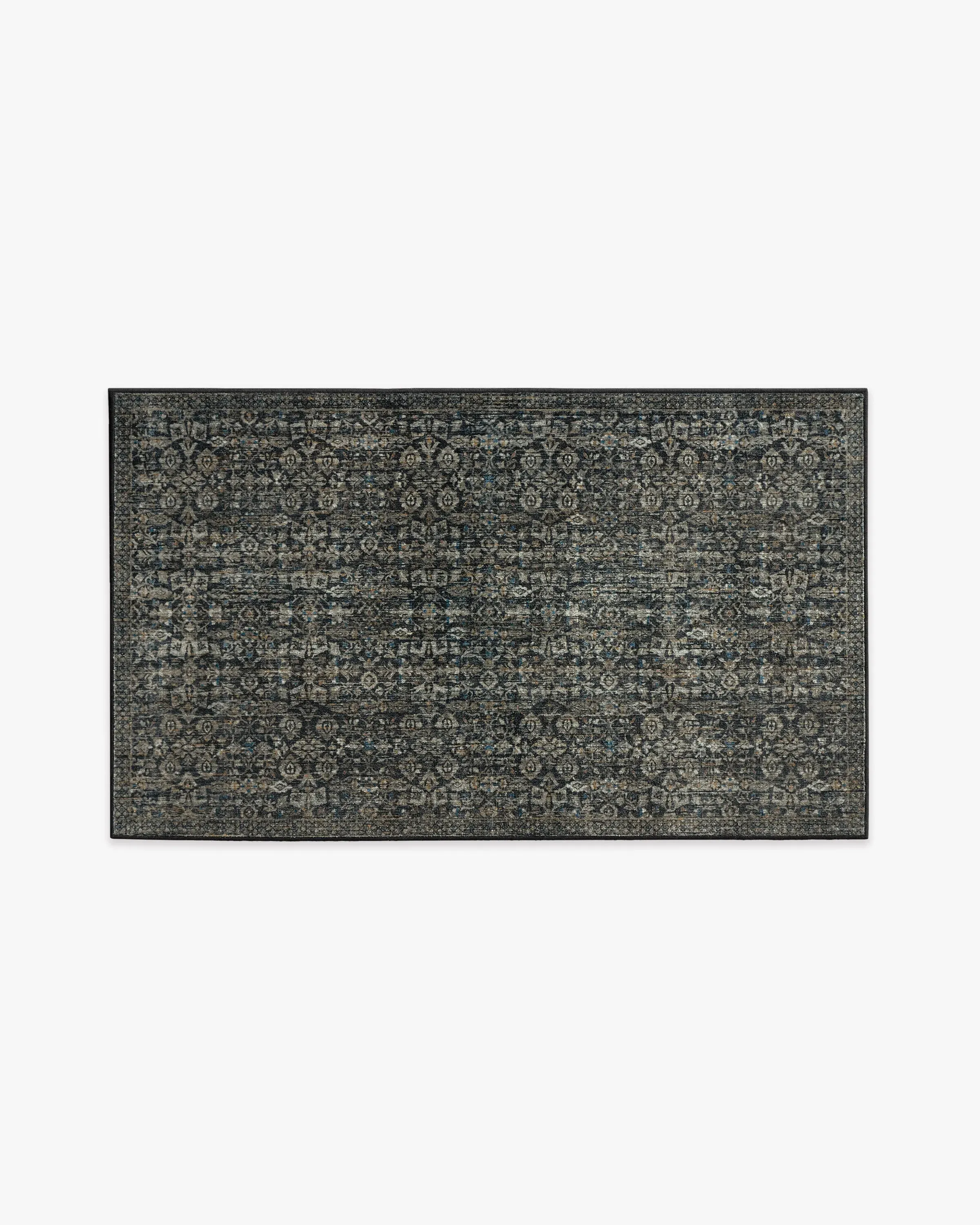 Machine Washable Area Rug - Black