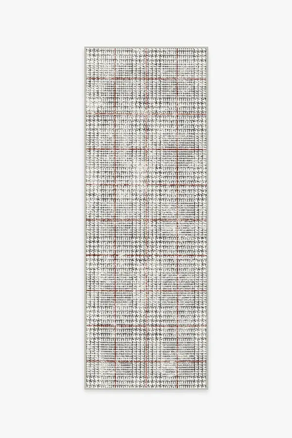 Machine Washable Area Rug - Black & White