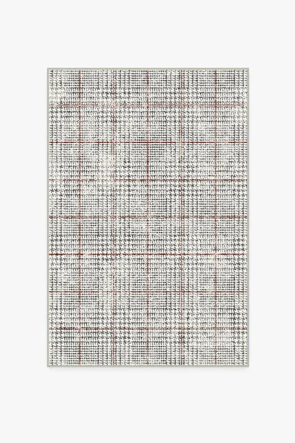 Machine Washable Area Rug - Black & White