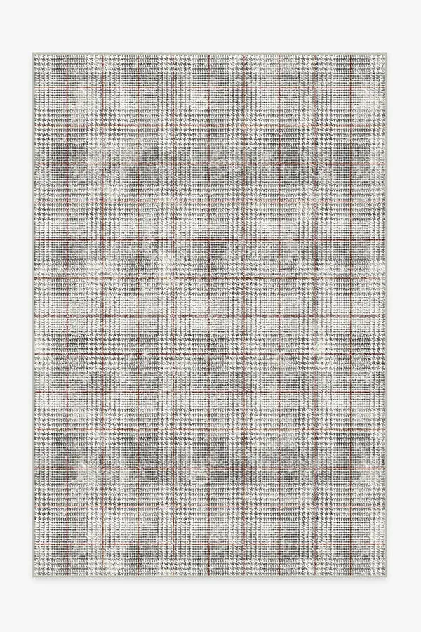 Machine Washable Area Rug - Black & White