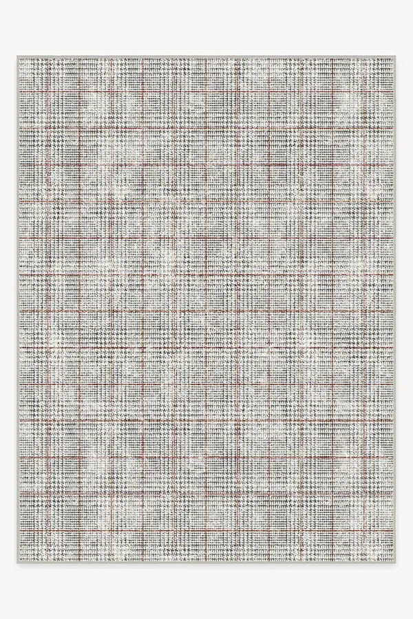 Machine Washable Area Rug - Black & White