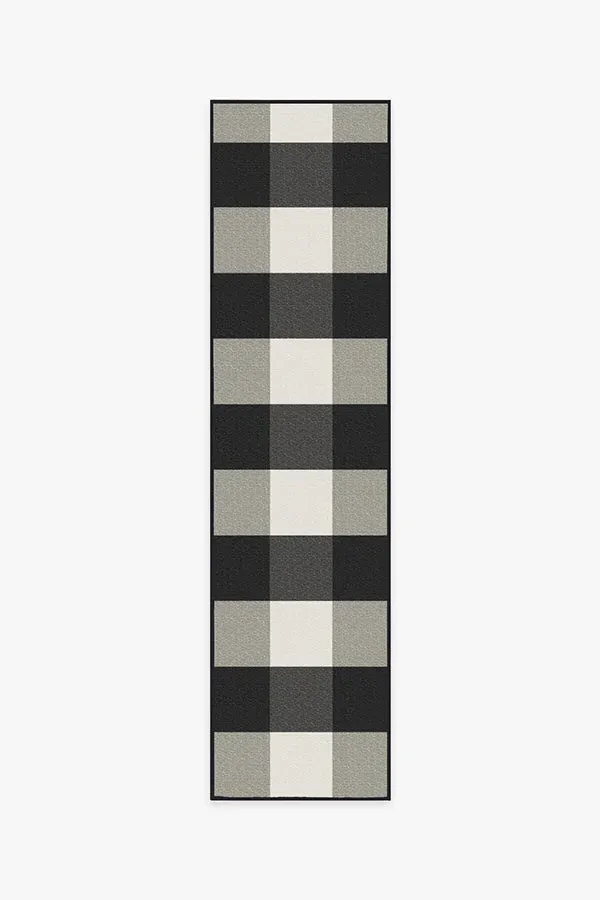 Machine Washable Area Rug - Black & White