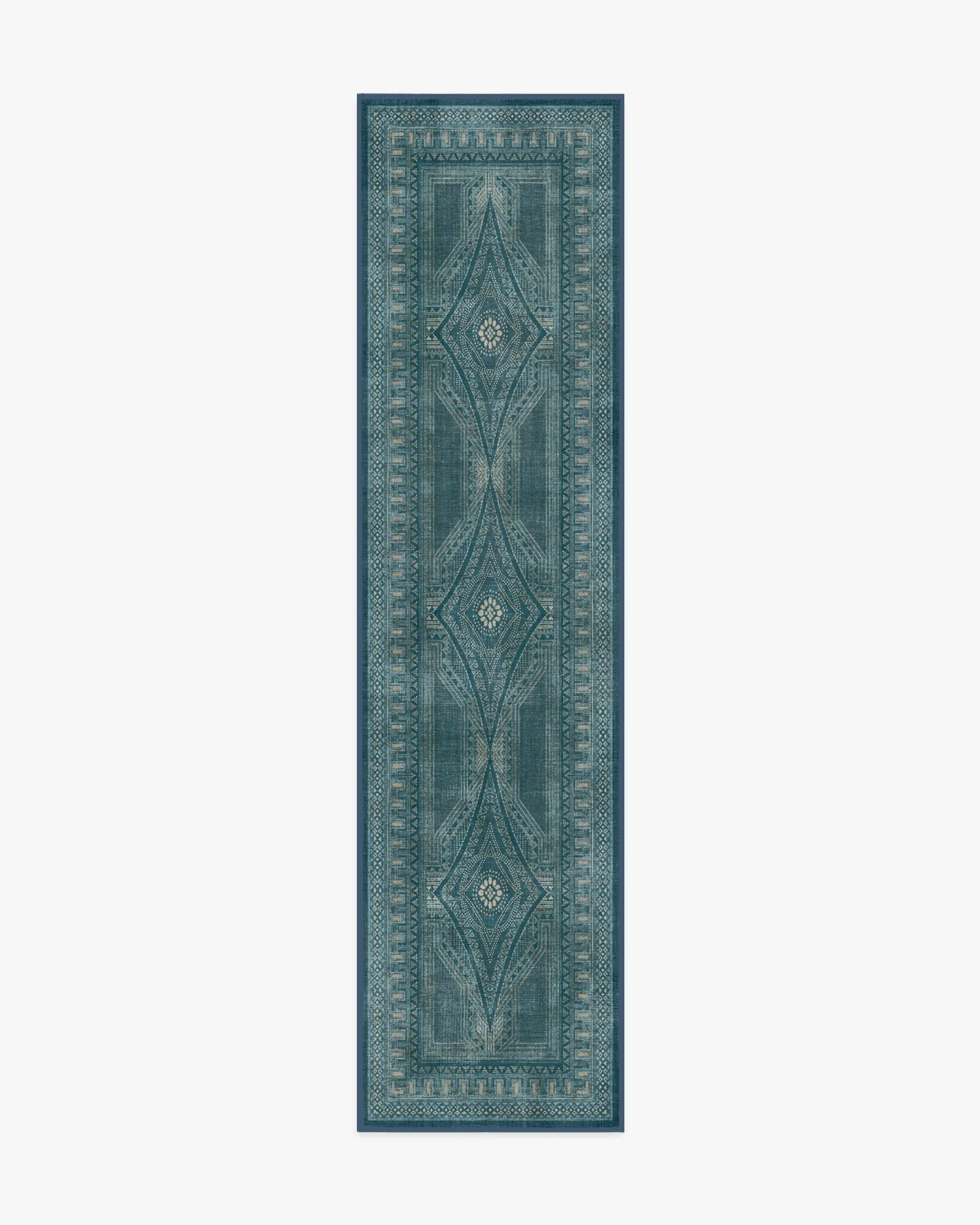 Machine Washable Area Rug - Blue