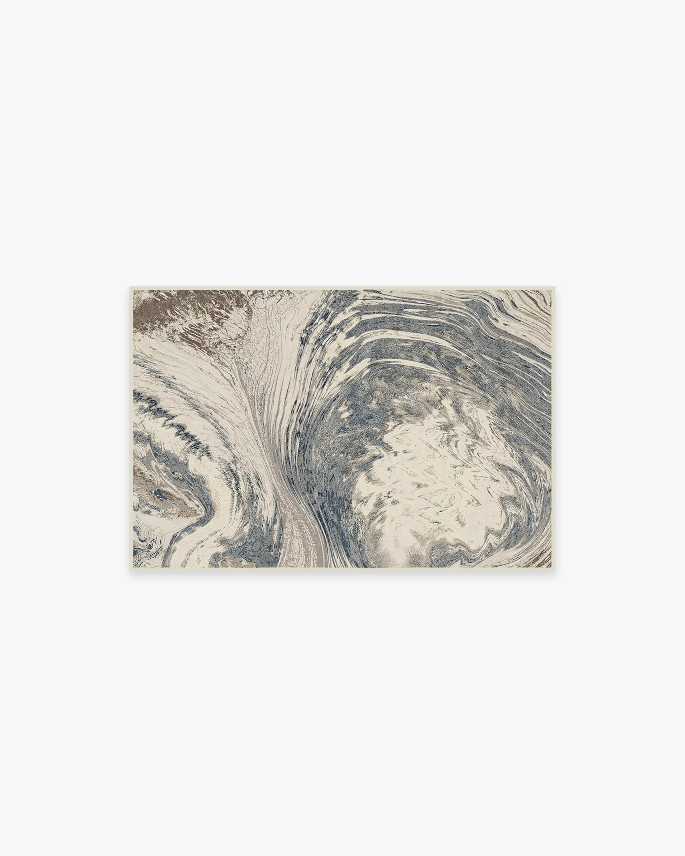 Machine Washable Area Rug - Blue, Chenille image