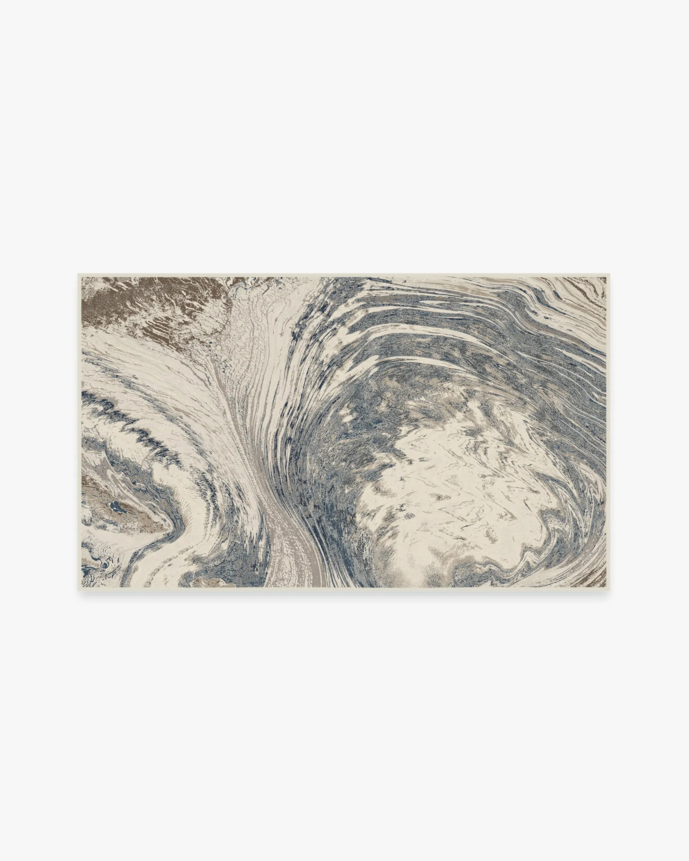 Machine Washable Area Rug - Blue, Chenille