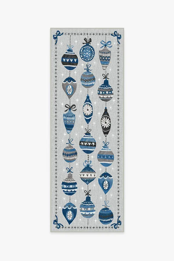 Machine Washable Area Rug - Blue Grey