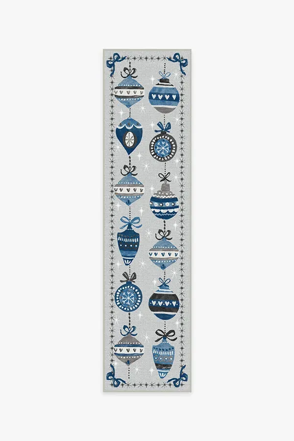 Machine Washable Area Rug - Blue Grey
