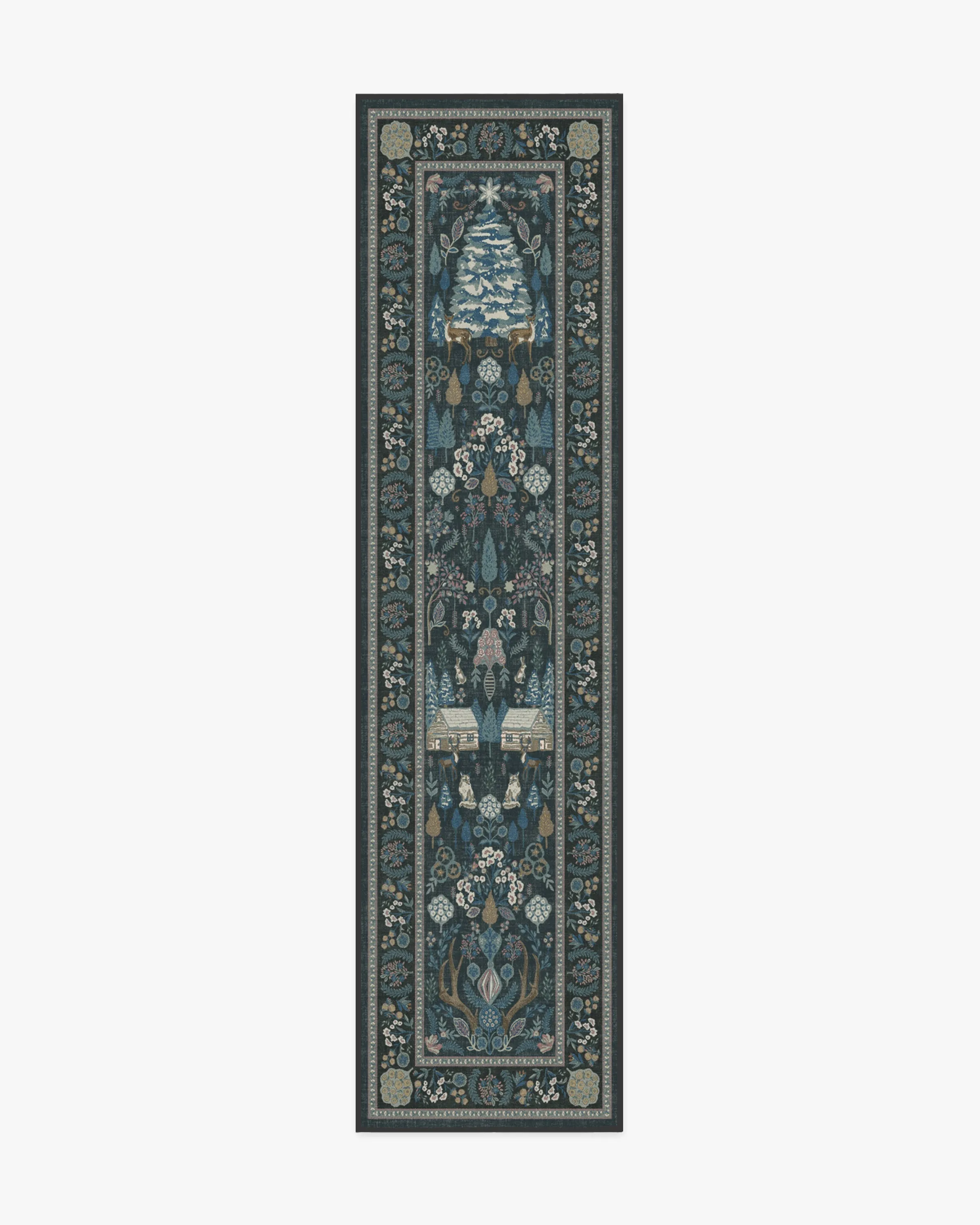 Machine Washable Area Rug - Blue, Multicolor