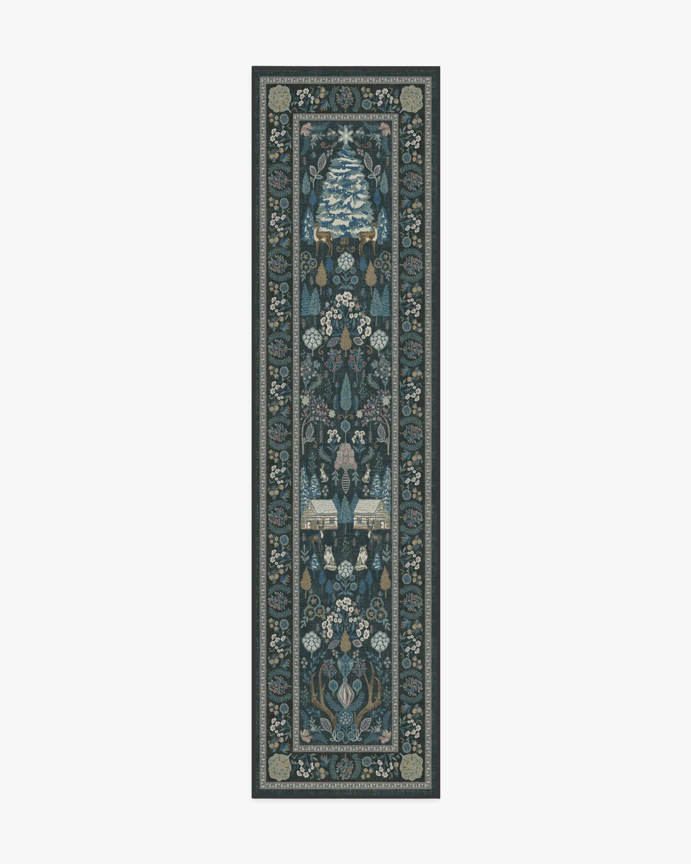 Machine Washable Area Rug - Blue, Multicolor