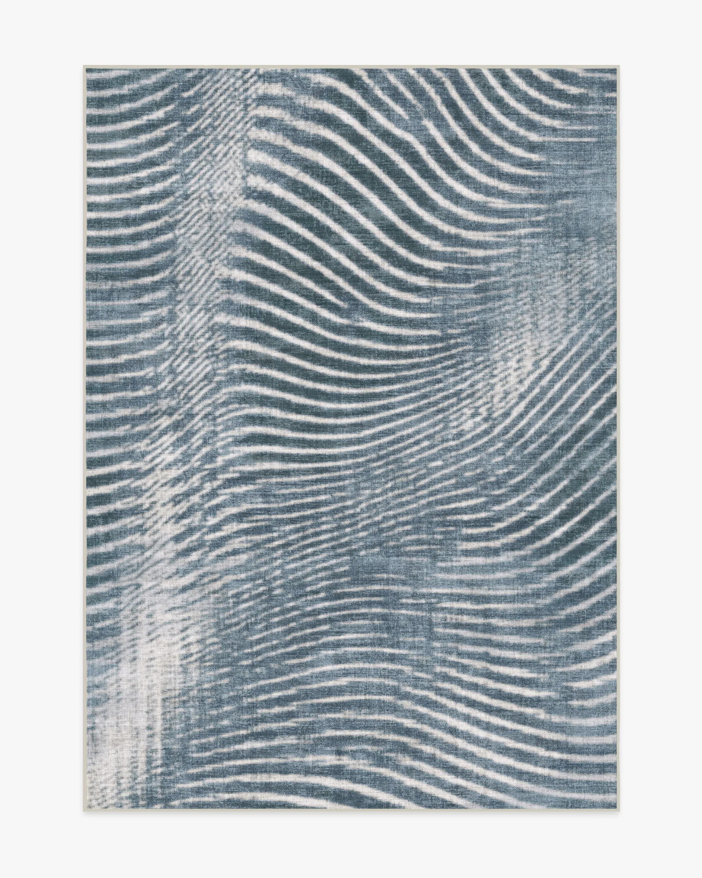 Machine Washable Area Rug - Blue