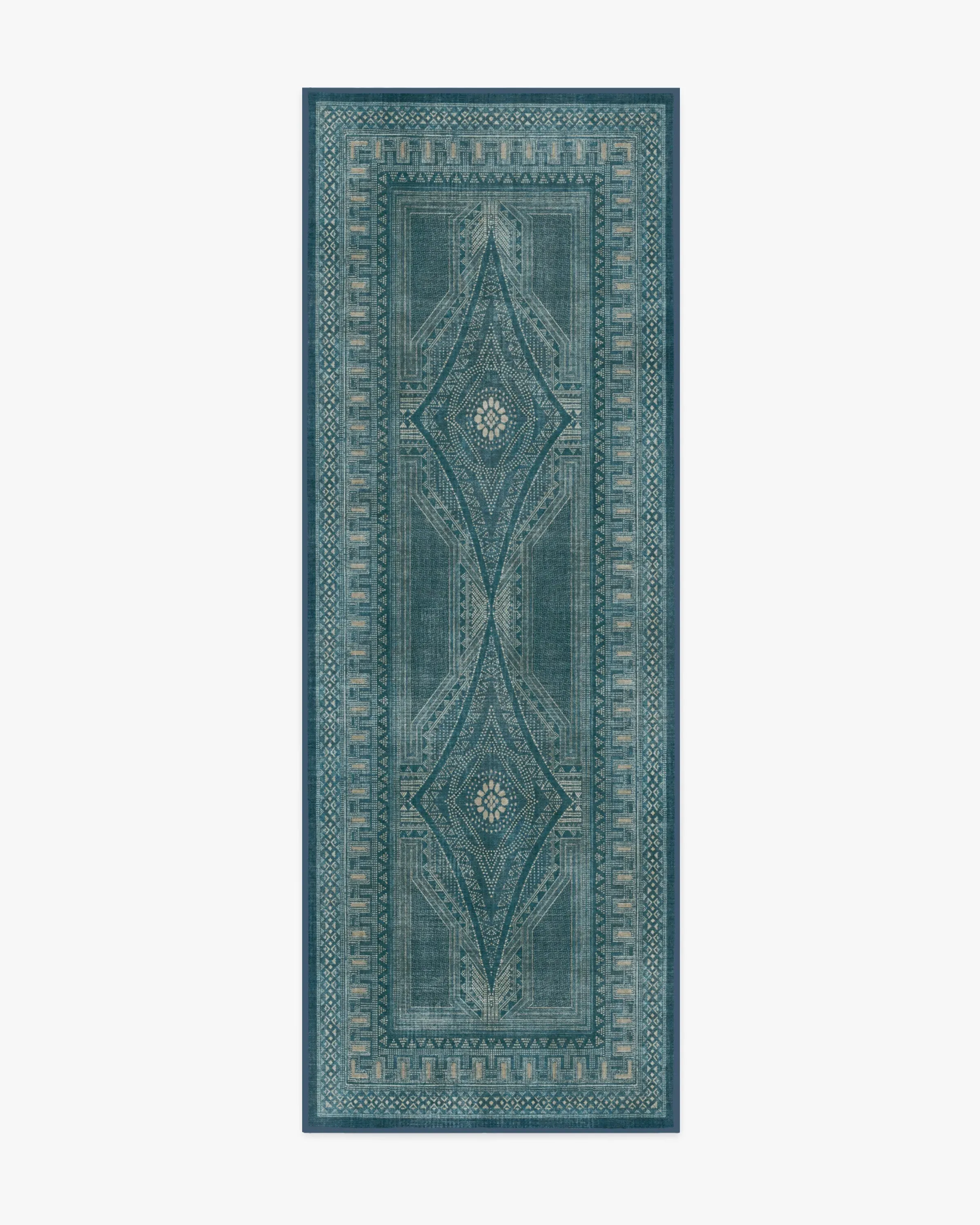 Machine Washable Area Rug - Blue