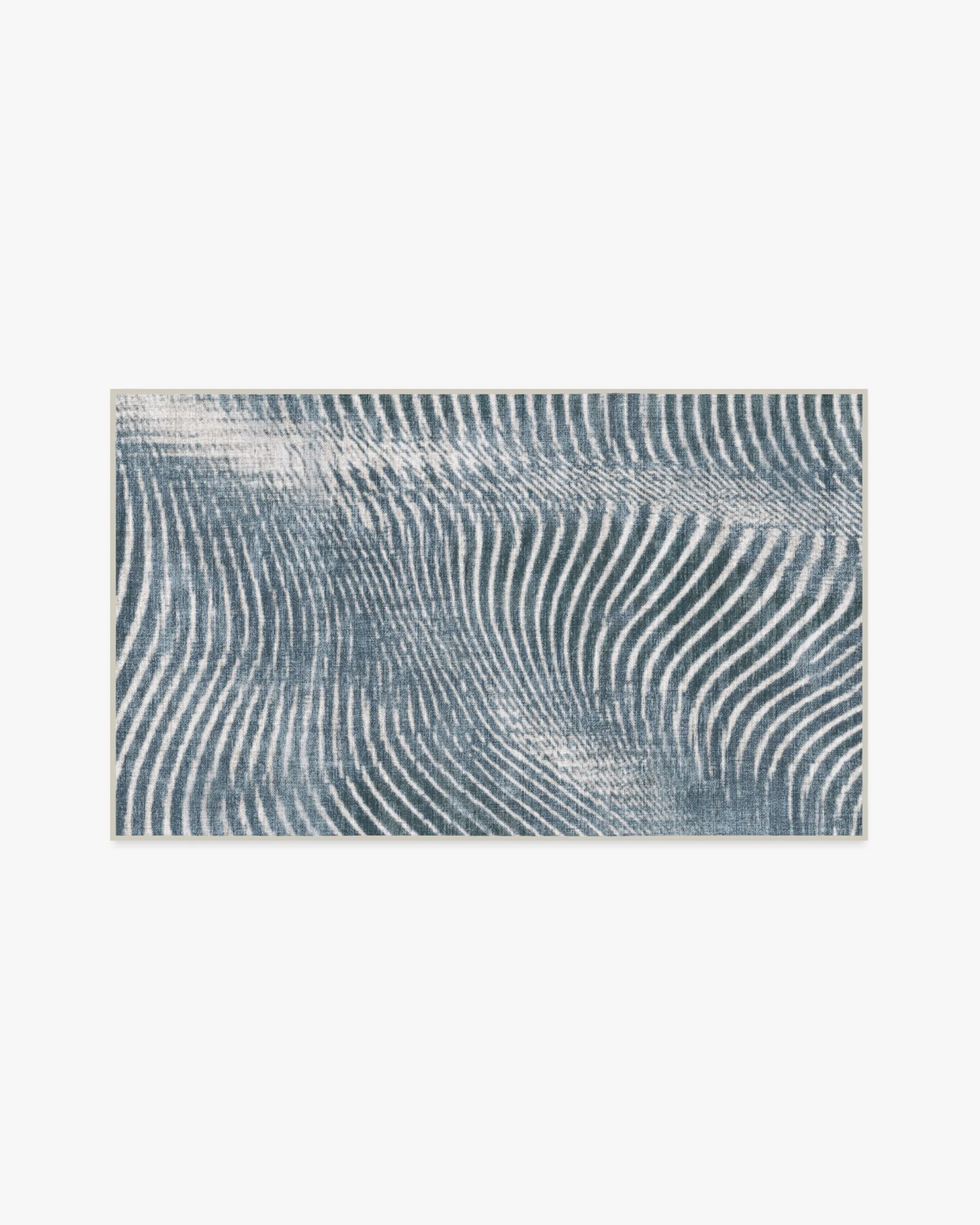 Machine Washable Area Rug - Blue
